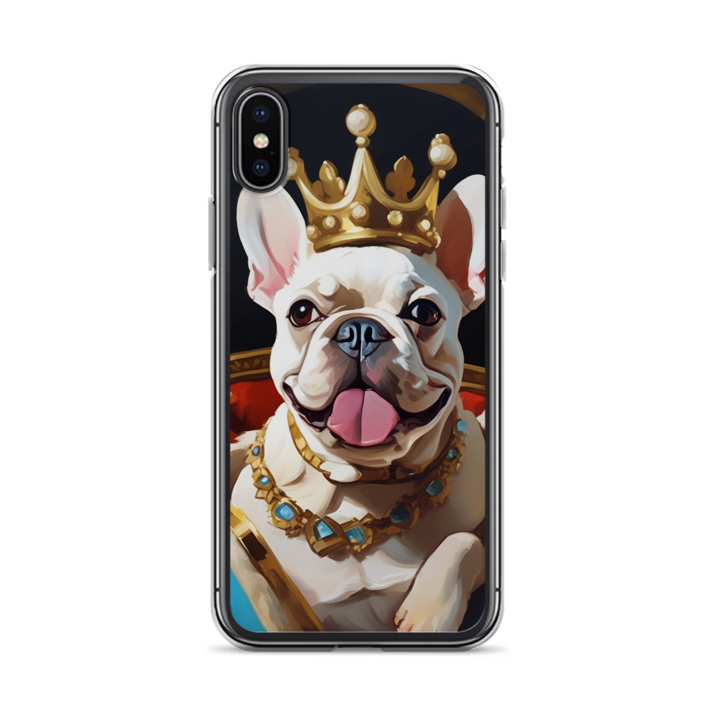 PugMug Custom White French Bulldog iPhone Case