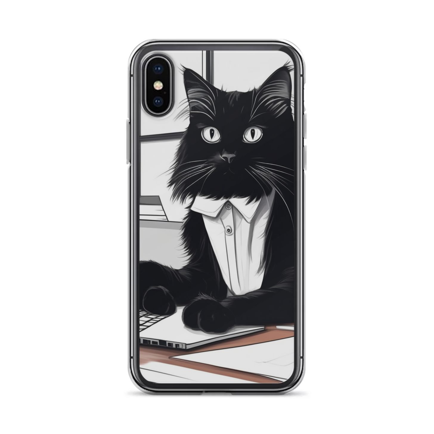 PugMug Custom Black Ragdoll Cat iPhone Case
