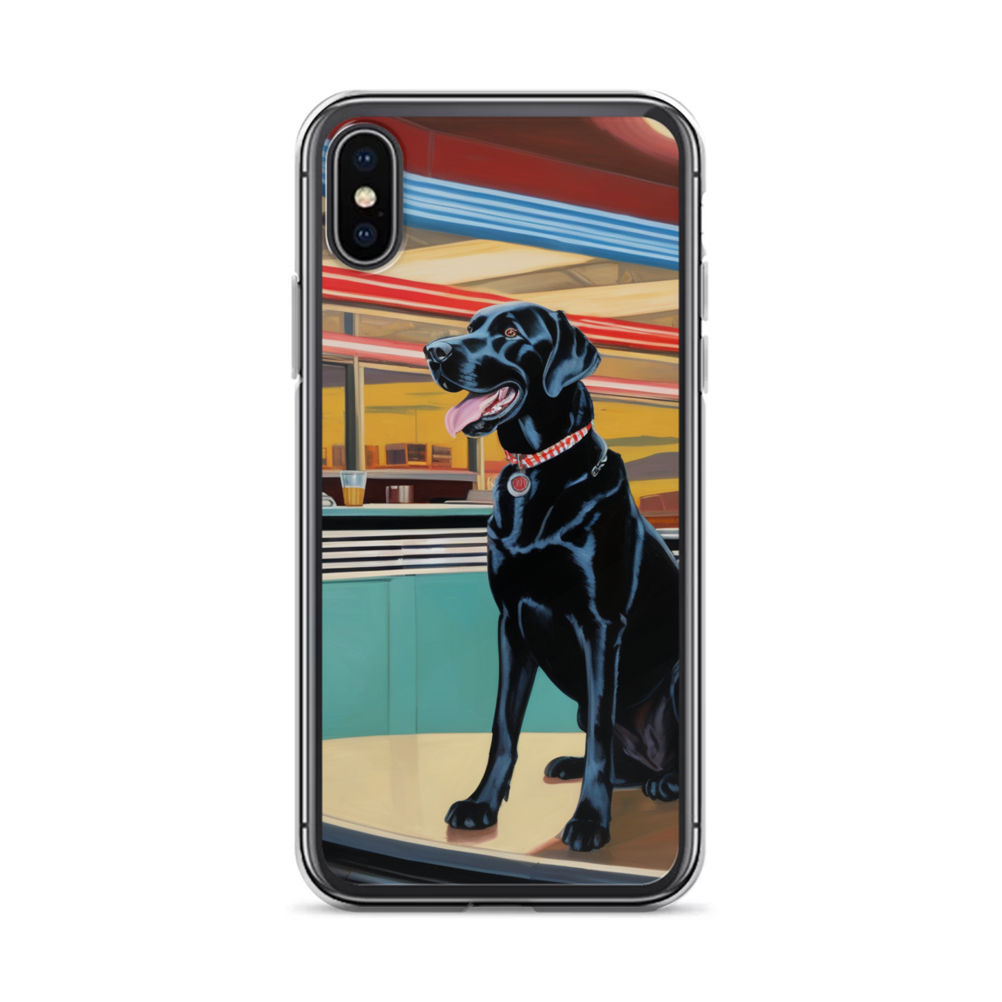 PugMug Custom Black Labrador Retriever iPhone Case