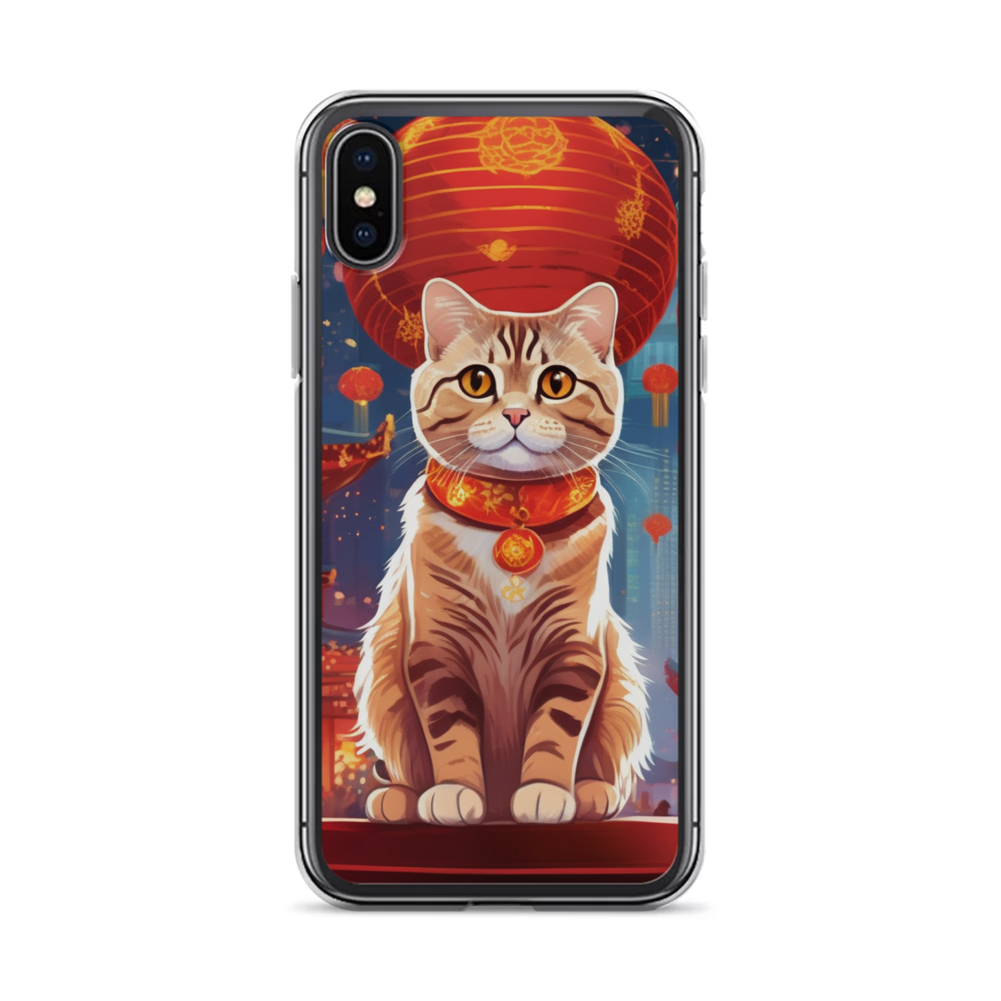 PugMug Custom Tabby Scottish Fold Cat iPhone Case