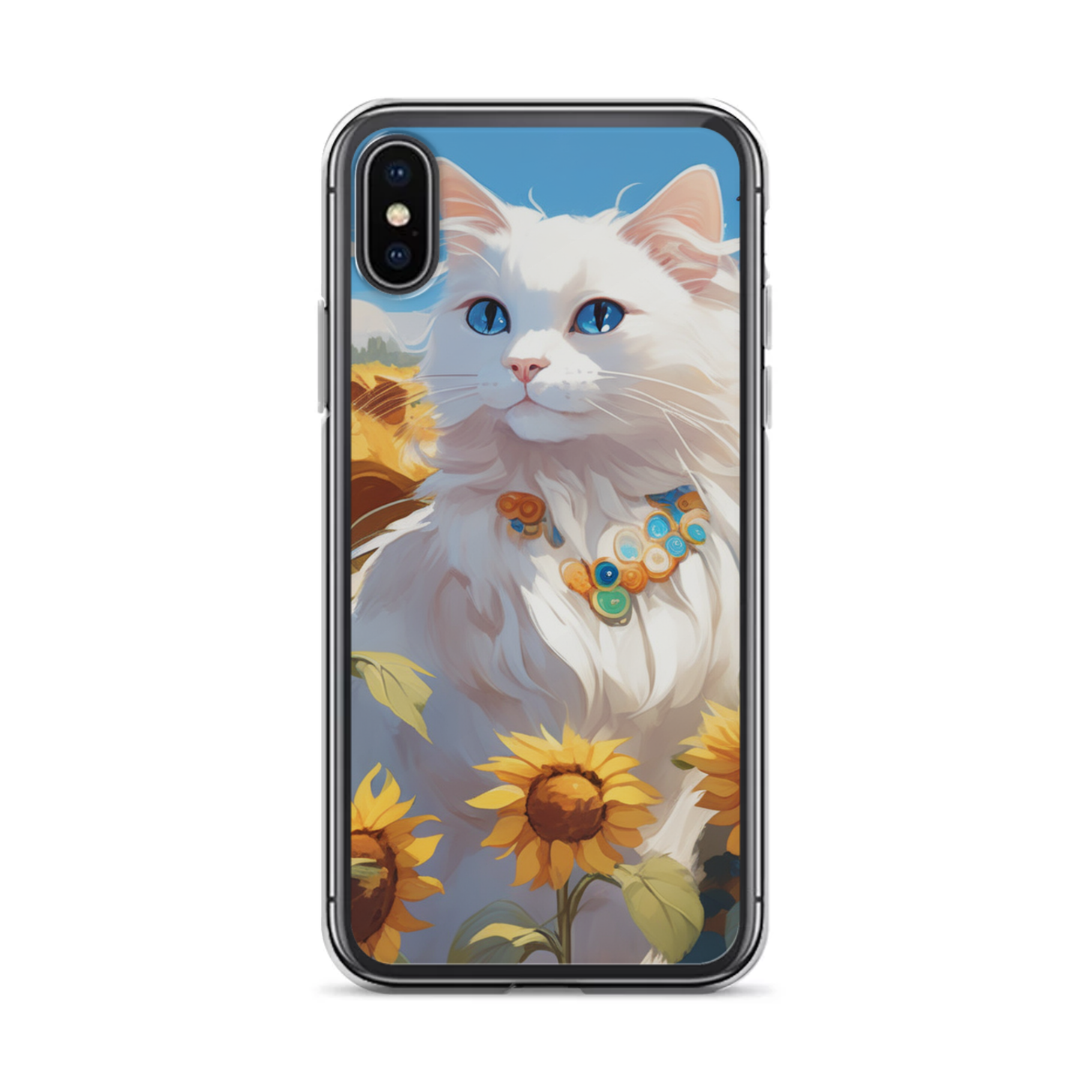 PugMug Custom White Ragdoll Cat iPhone Case