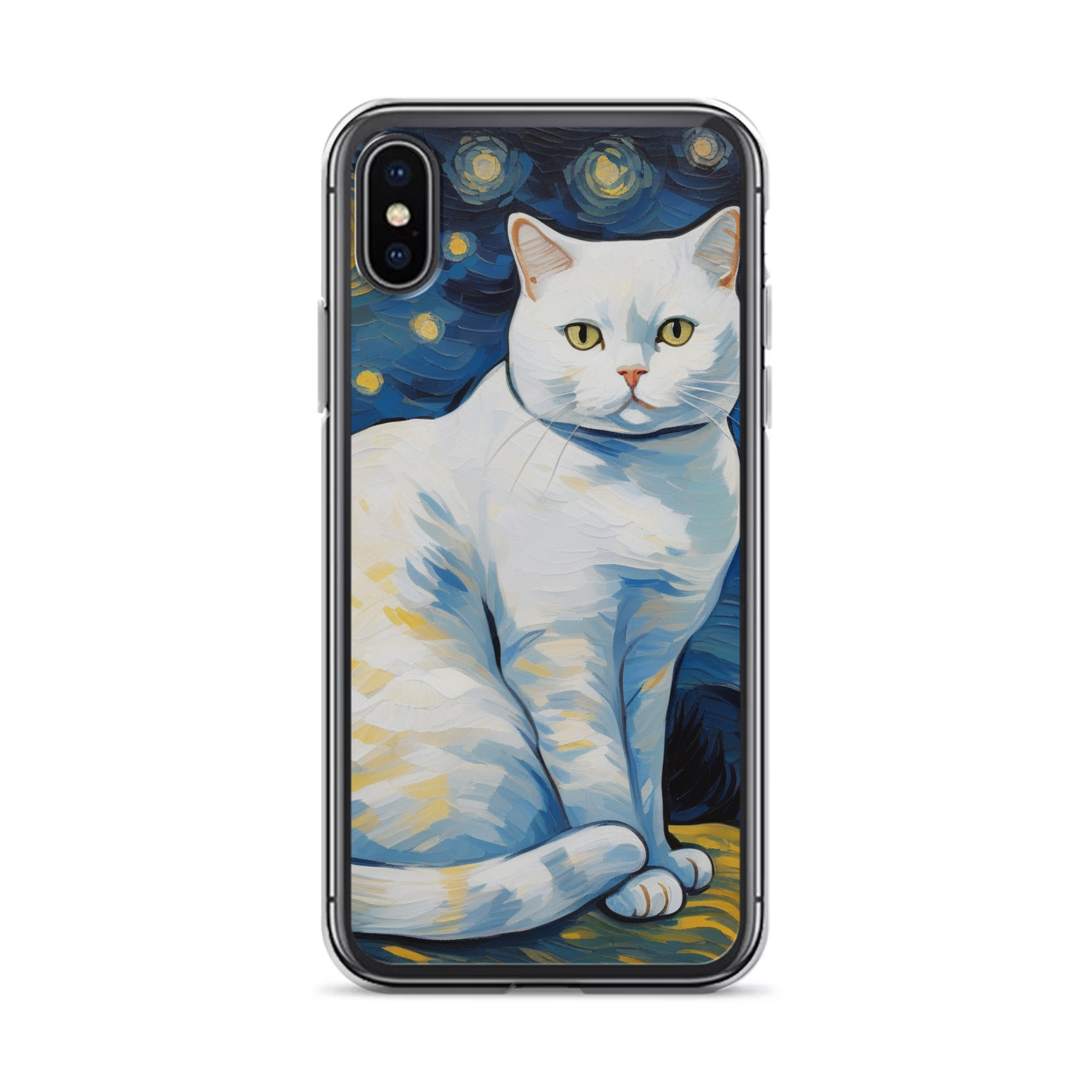 PugMug Custom White British Shorthair Cat iPhone Case