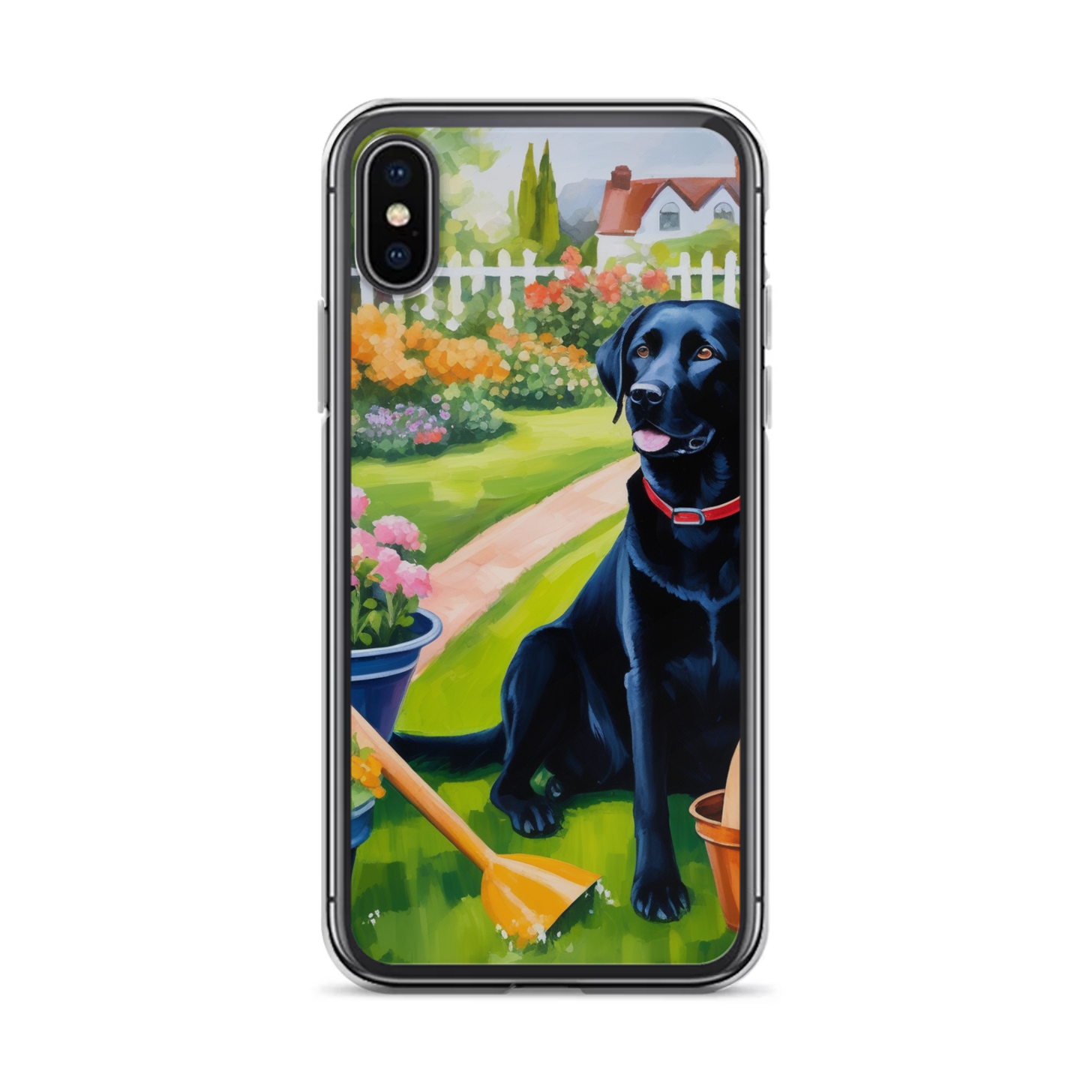PugMug Custom Black Labrador Retriever iPhone Case