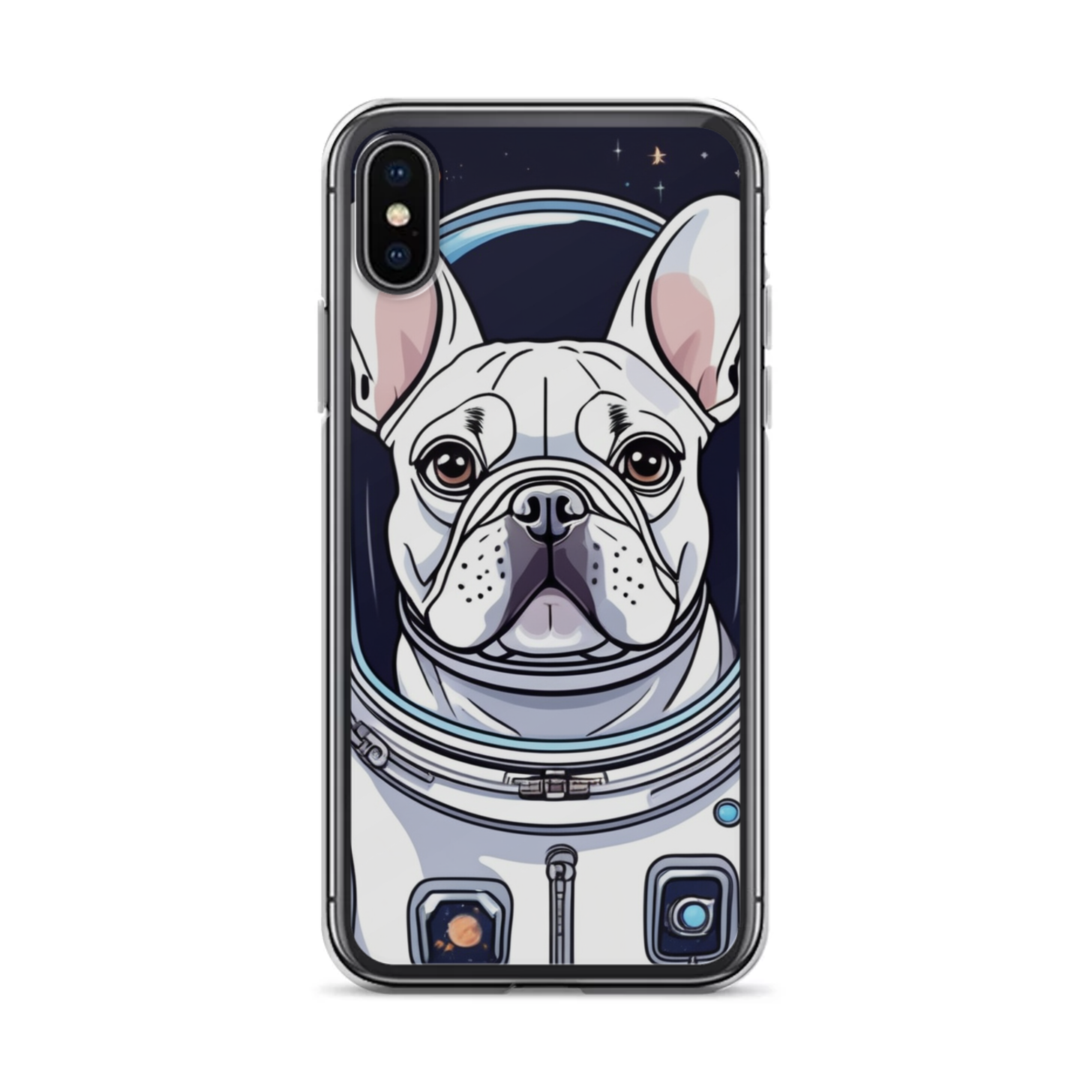 PugMug Custom White French Bulldog iPhone Case