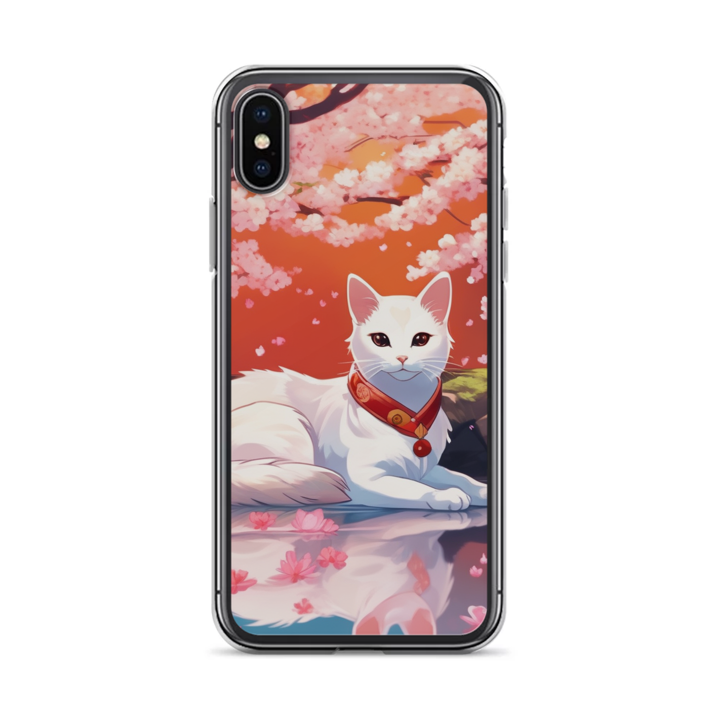 PugMug Custom White Companion Cat iPhone Case