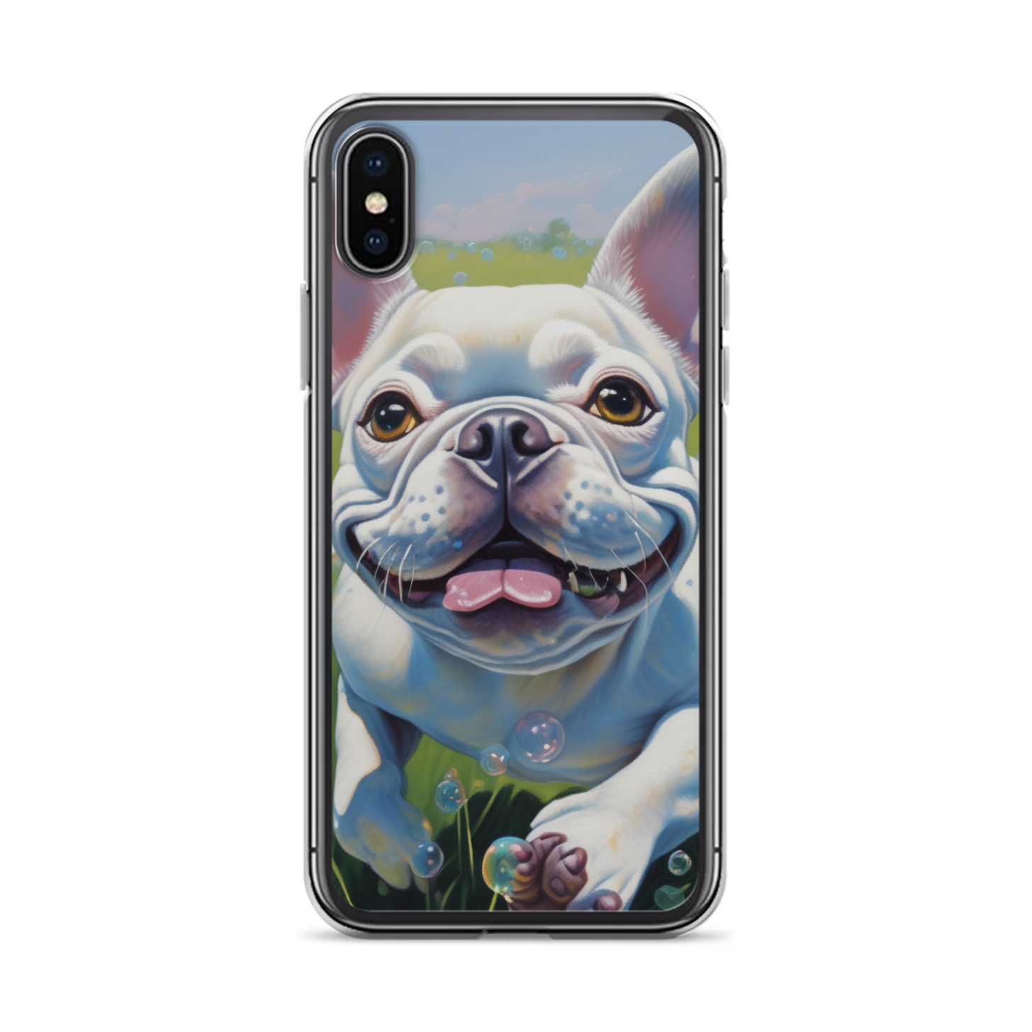 PugMug Custom White French Bulldog iPhone Case