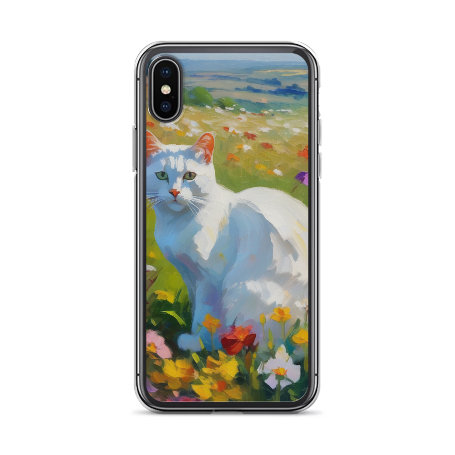PugMug Custom White Exotic Cat iPhone Case