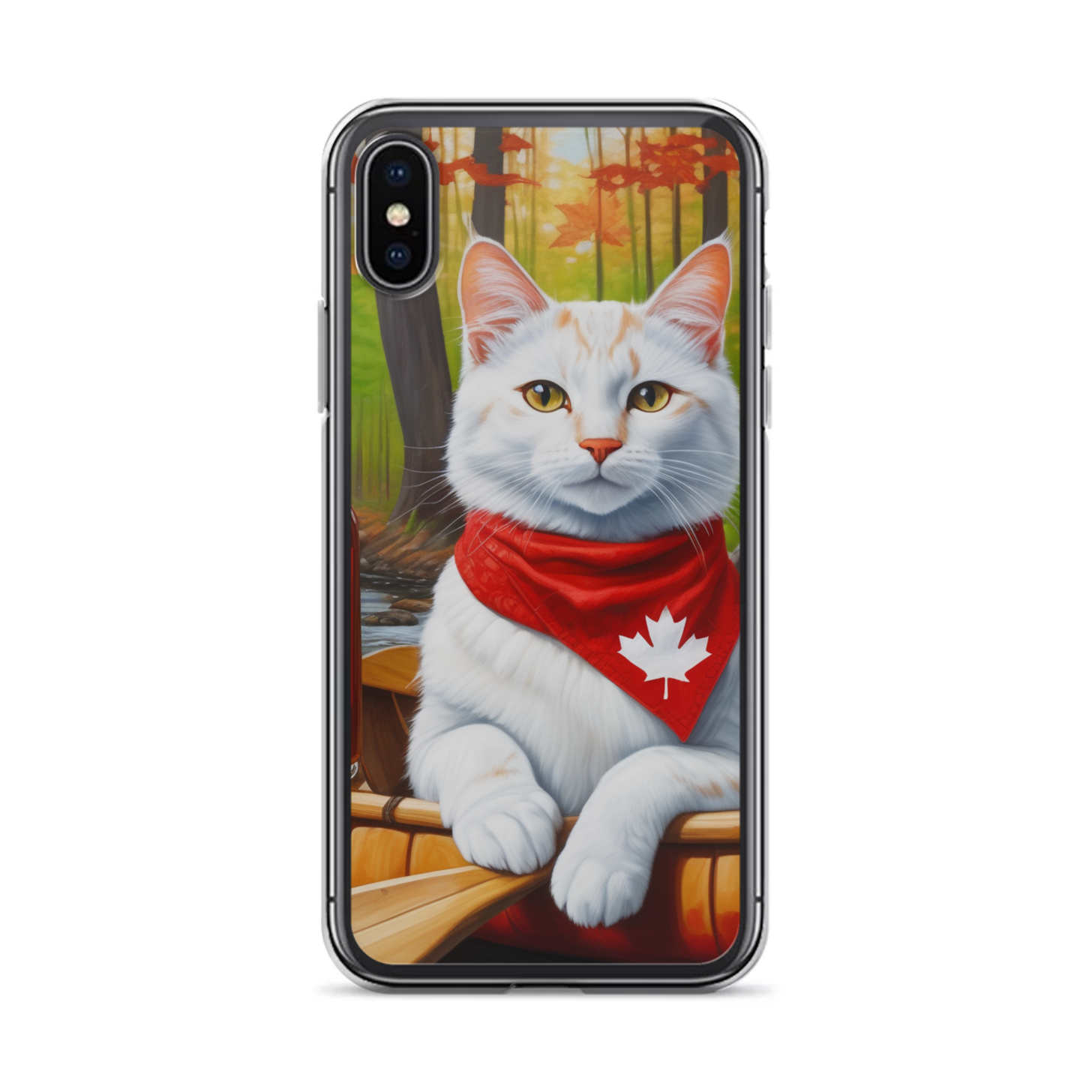 PugMug Custom White Companion Cat iPhone Case