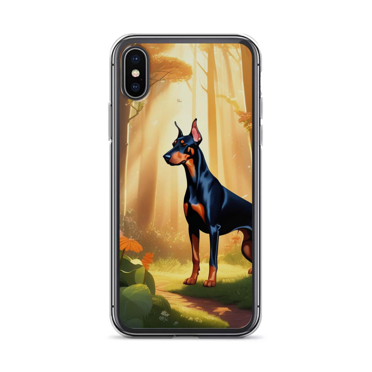 PugMug Custom Doberman Pinscher iPhone Case