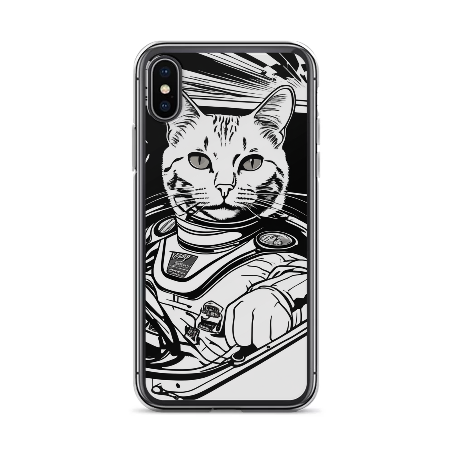 PugMug Custom White Companion Cat iPhone Case