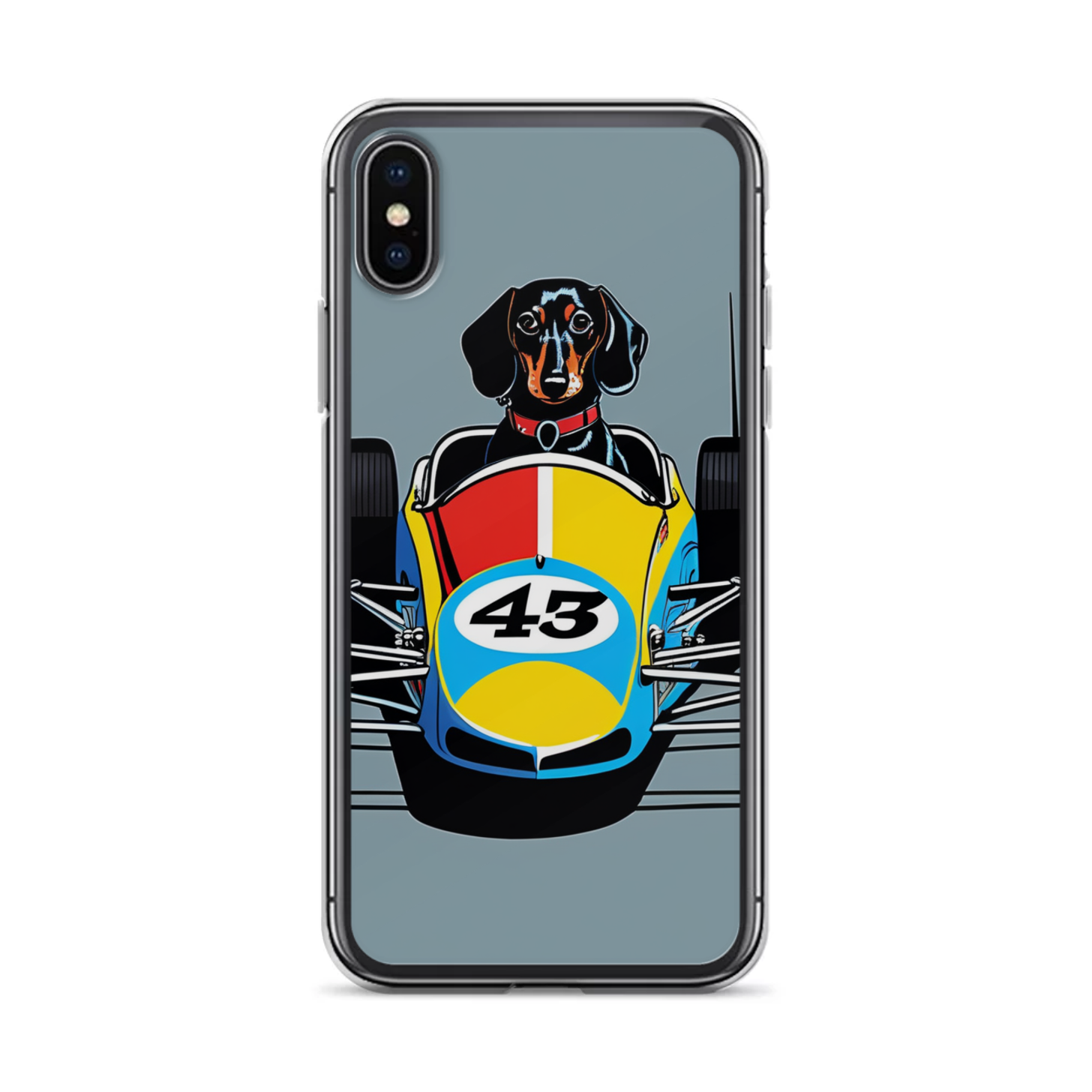 PugMug Custom Black Dachshund iPhone Case