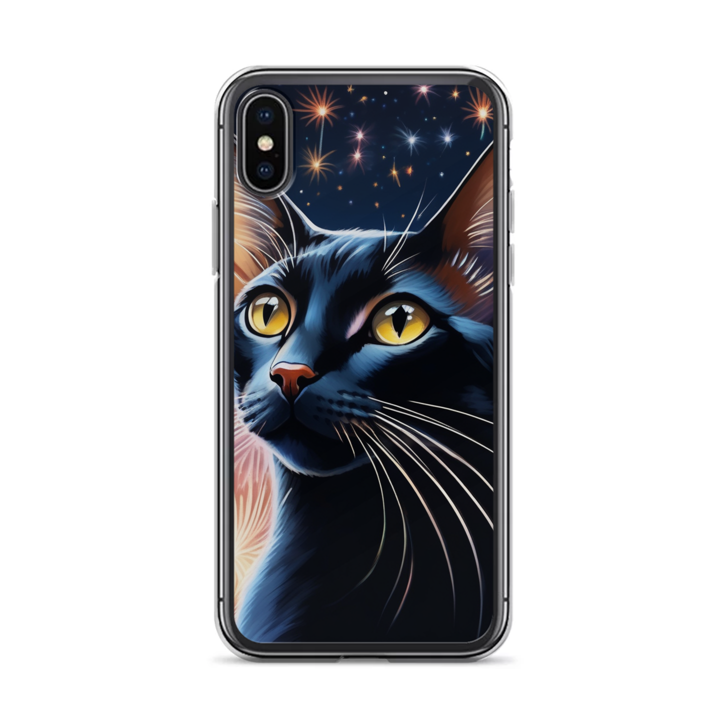 PugMug Custom Black Abyssinian Cat iPhone Case