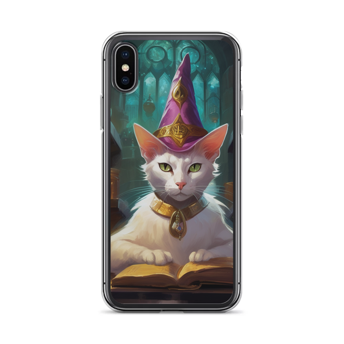 PugMug Custom White Abyssinian Cat iPhone Case