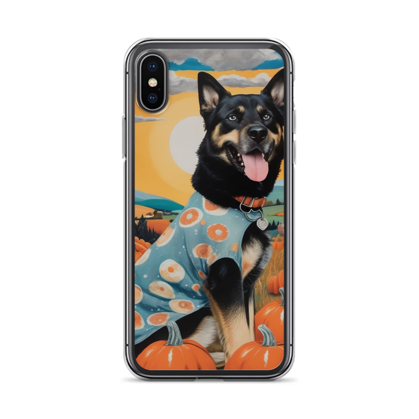 PugMug Custom Blue iPhone Case
