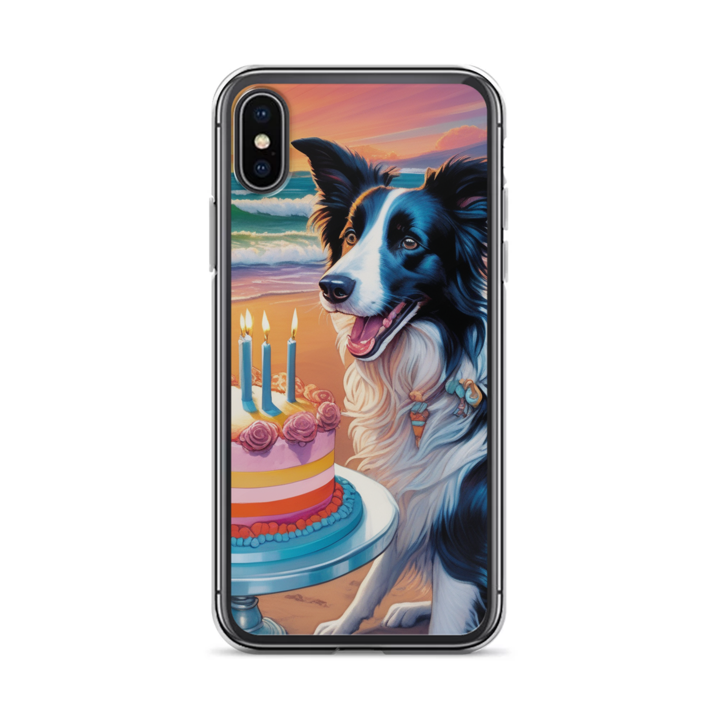PugMug Custom Border Collie iPhone Case