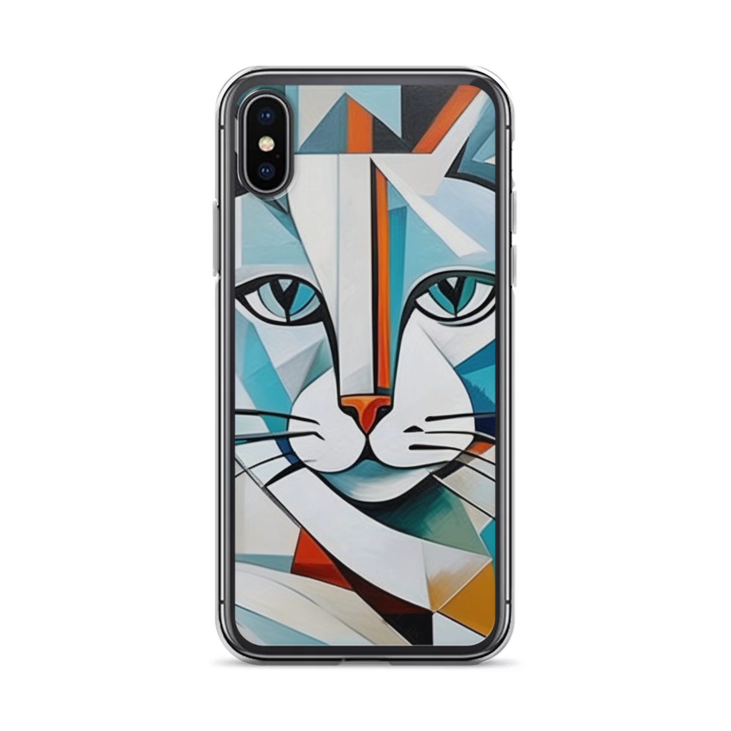PugMug Custom White Companion Cat iPhone Case