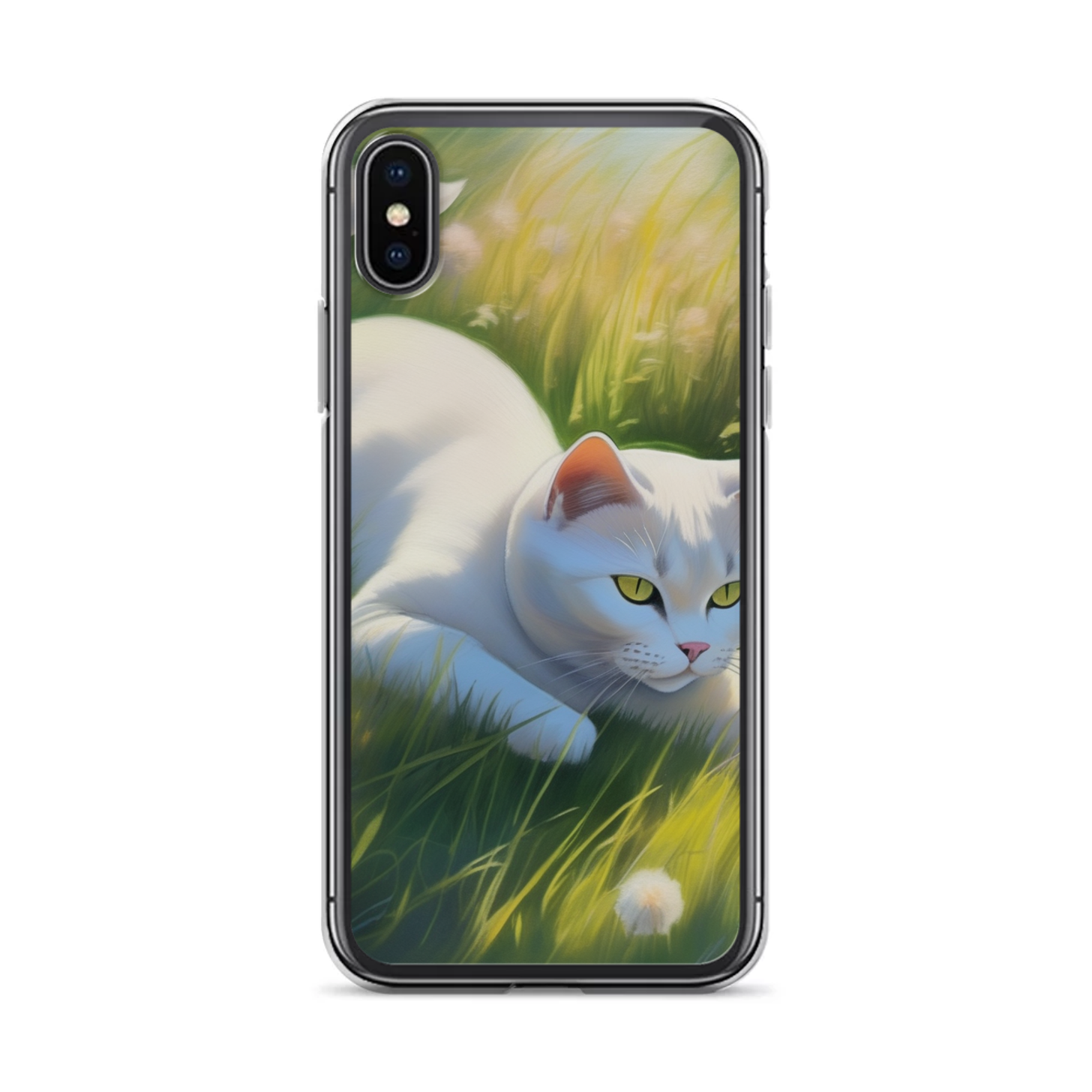 PugMug Custom White British Shorthair Cat iPhone Case