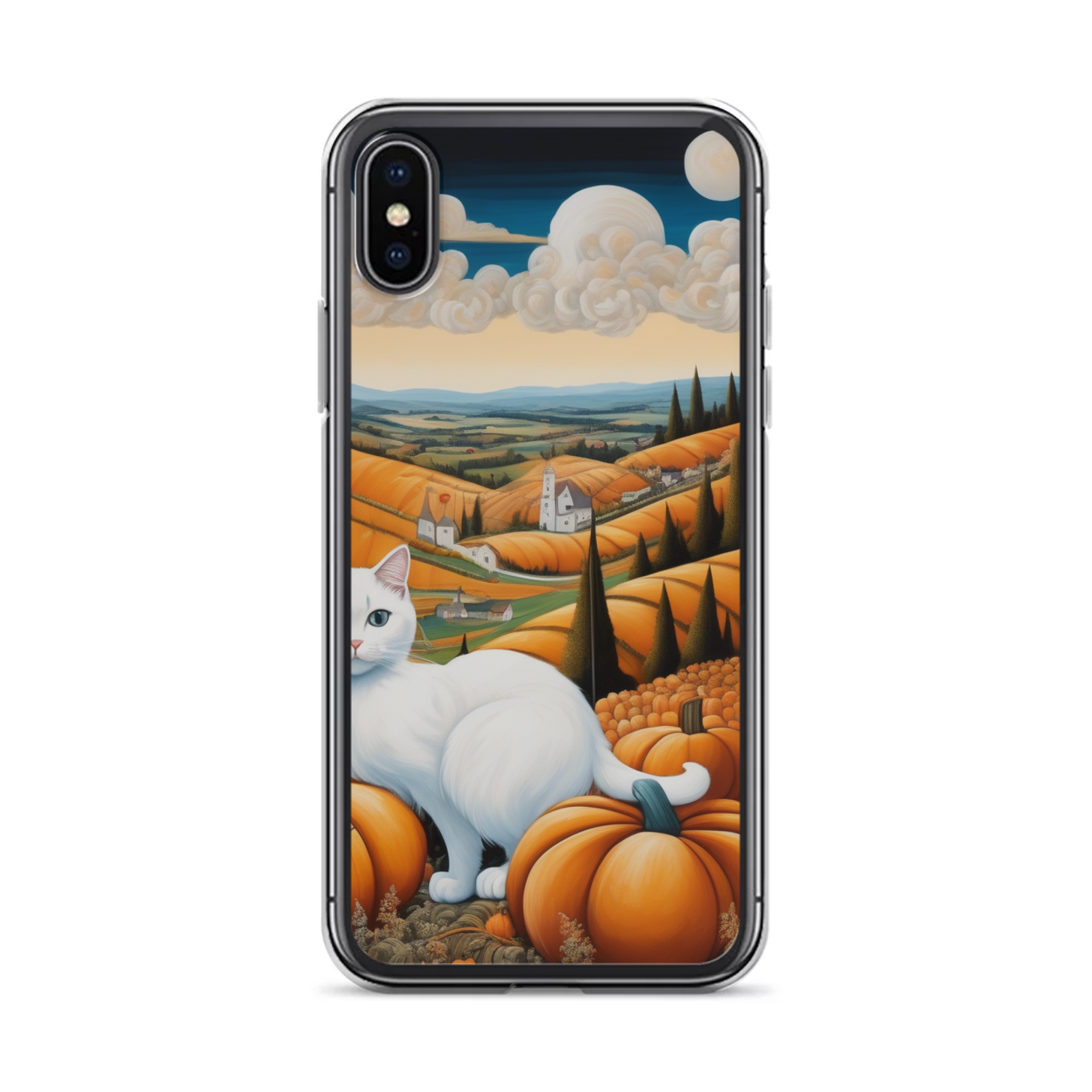 PugMug Custom White Companion Cat iPhone Case