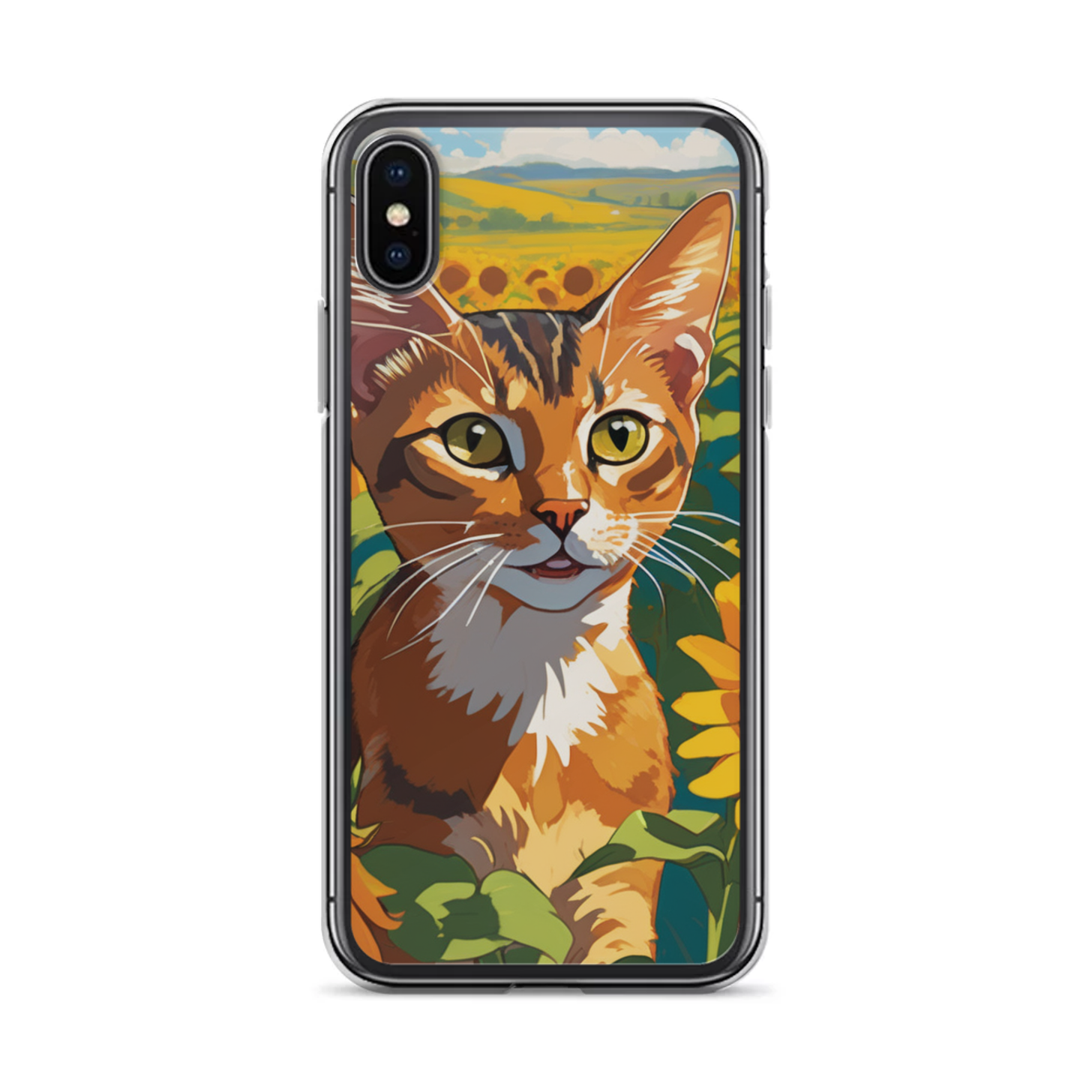 PugMug Custom Tabby Abyssinian Cat iPhone Case