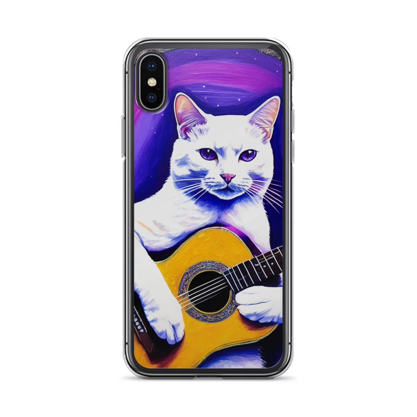 PugMug Custom White Companion Cat iPhone Case