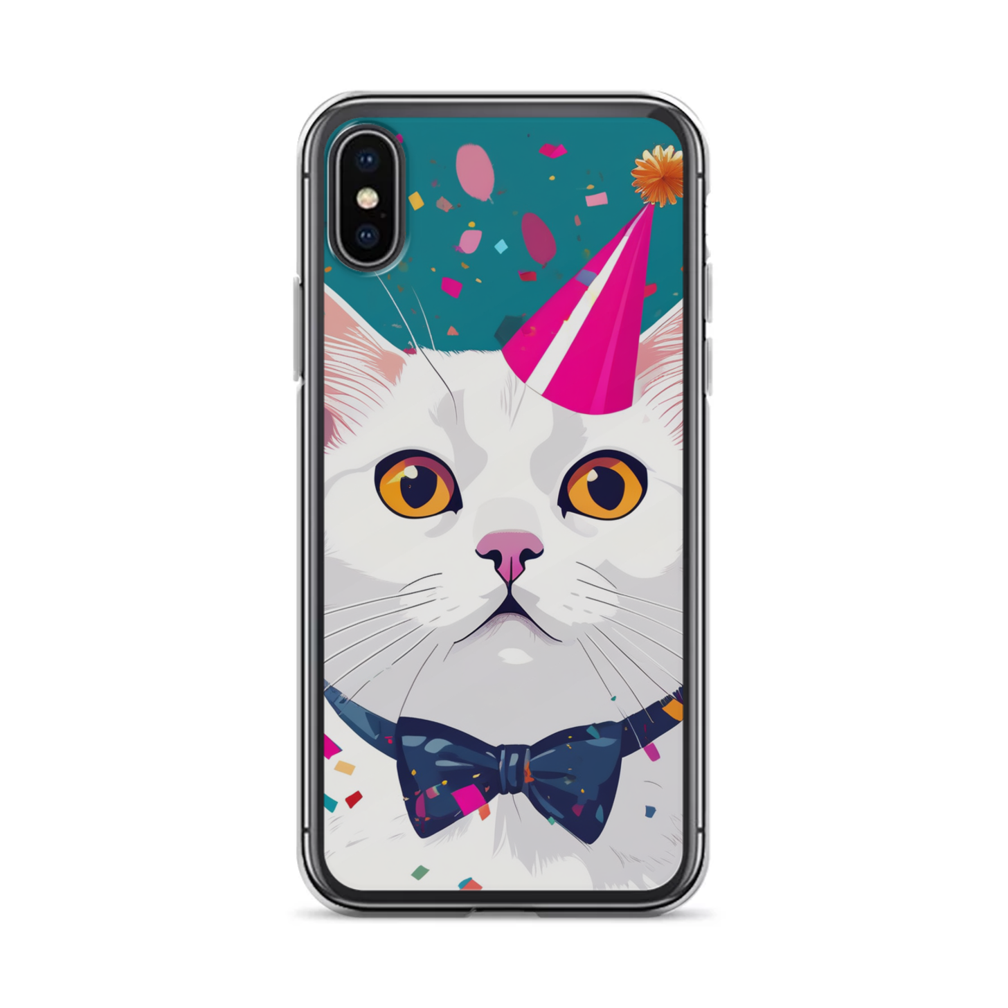 PugMug Custom White British Shorthair Cat iPhone Case