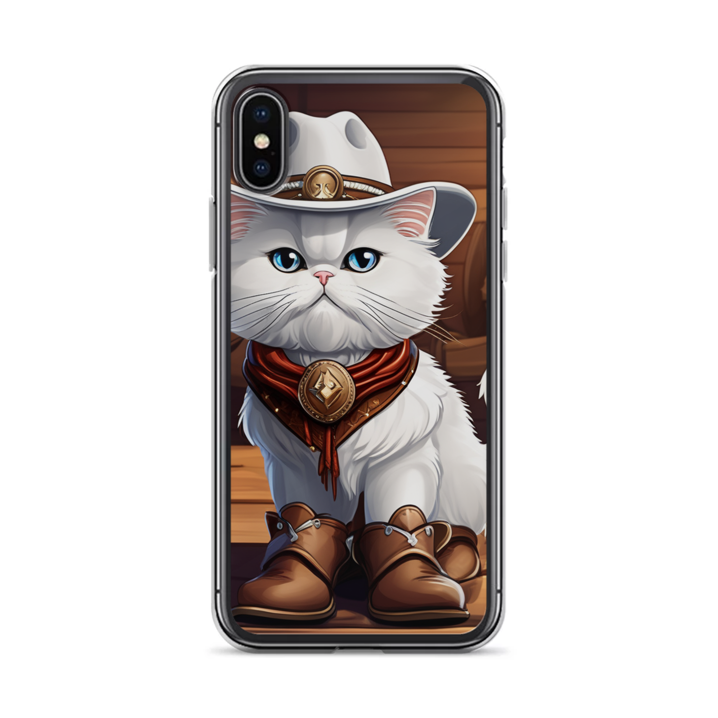 PugMug Custom White Persian Cat iPhone Case