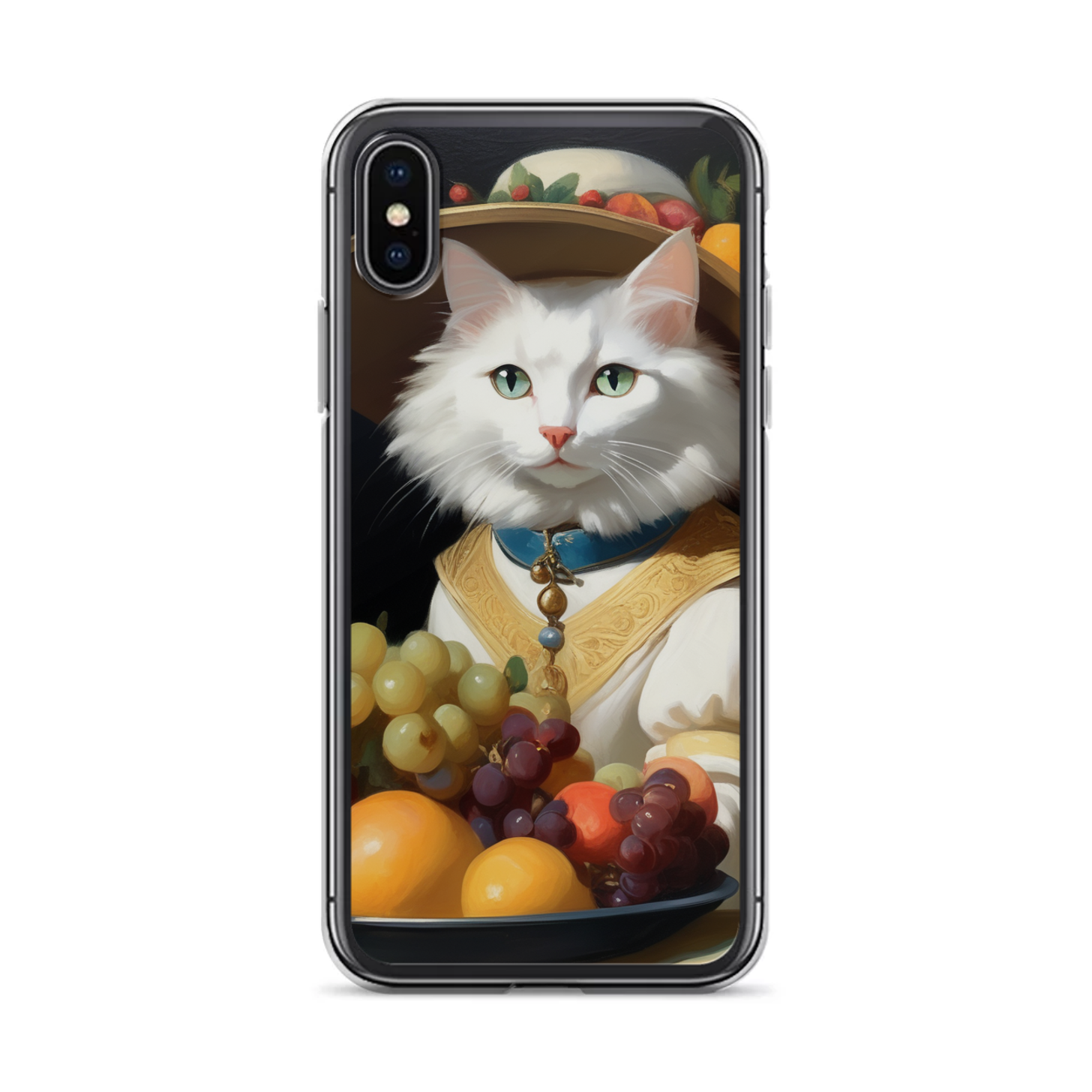 PugMug Custom White Companion Cat iPhone Case