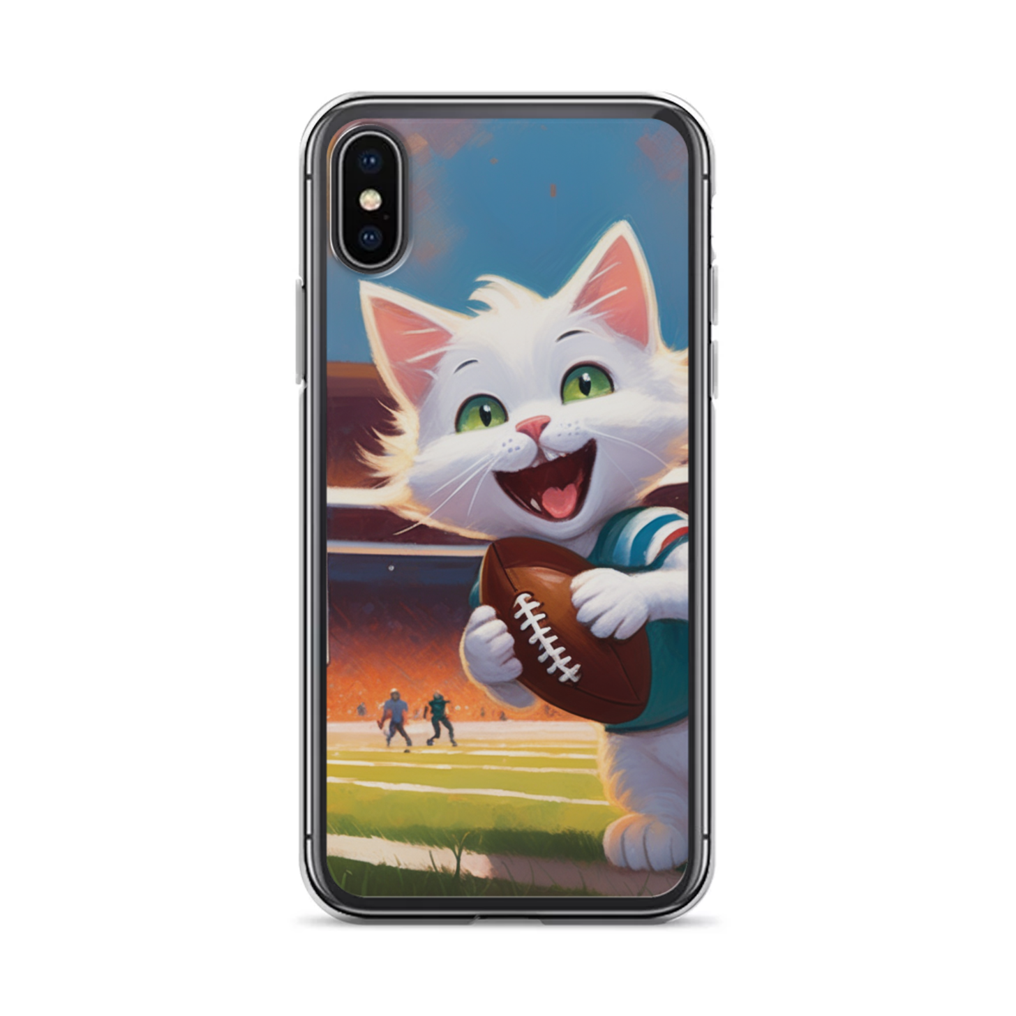 PugMug Custom White Companion Cat iPhone Case