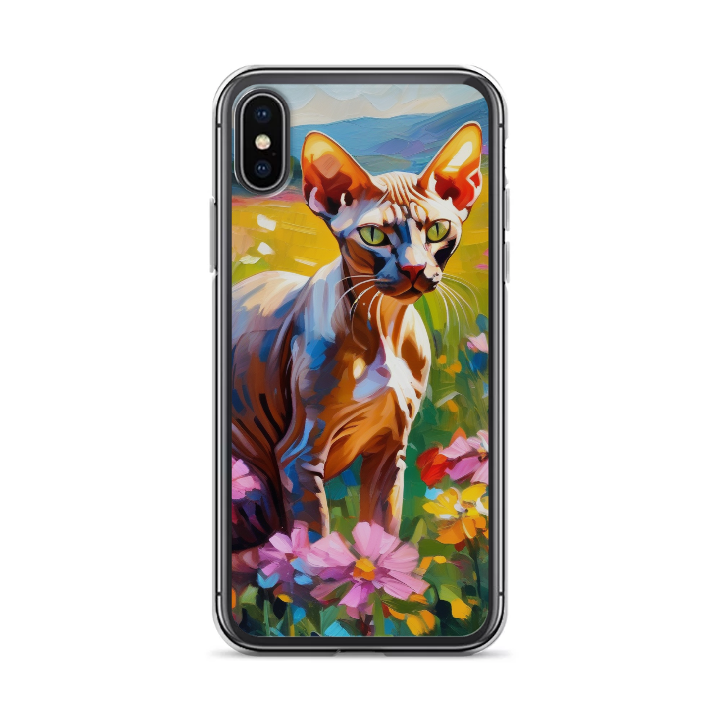 PugMug Custom Tabby Sphynx Cat iPhone Case
