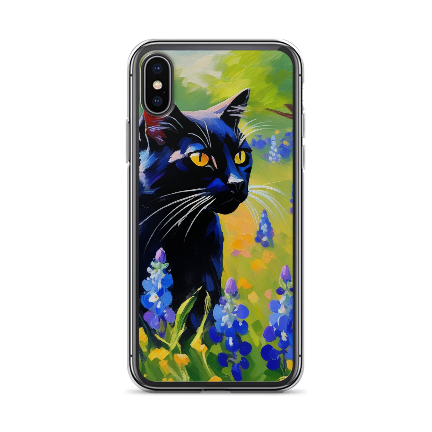PugMug Custom Black Companion Cat iPhone Case