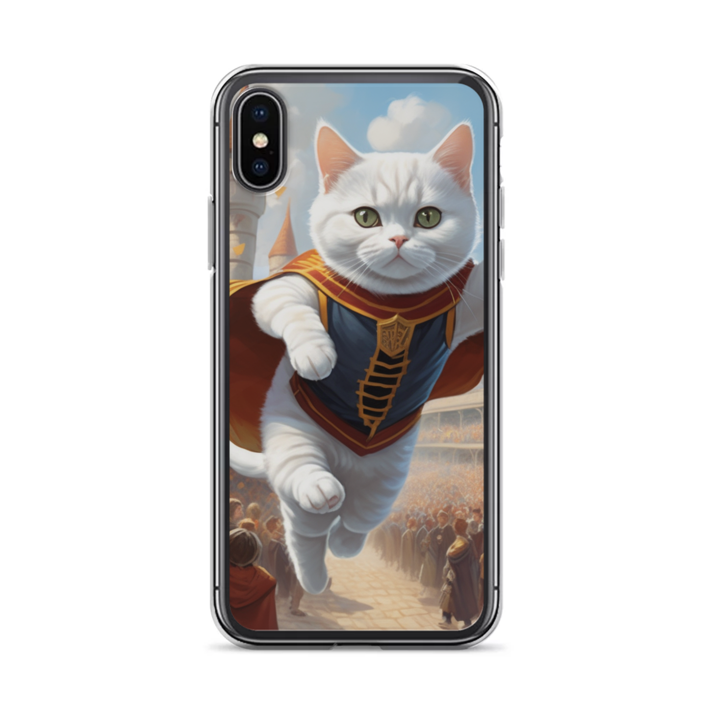 PugMug Custom White British Shorthair Cat iPhone Case