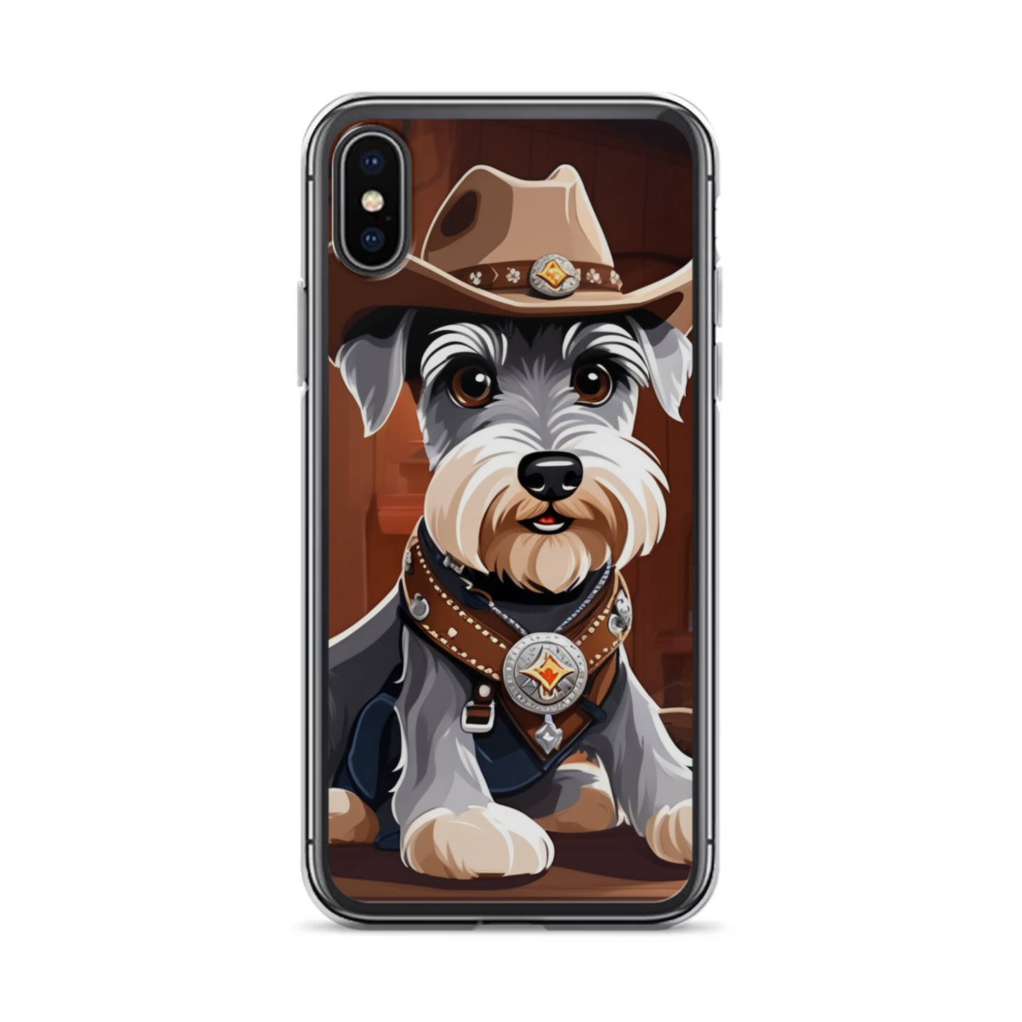 PugMug Custom Miniature Schnauzer iPhone Case