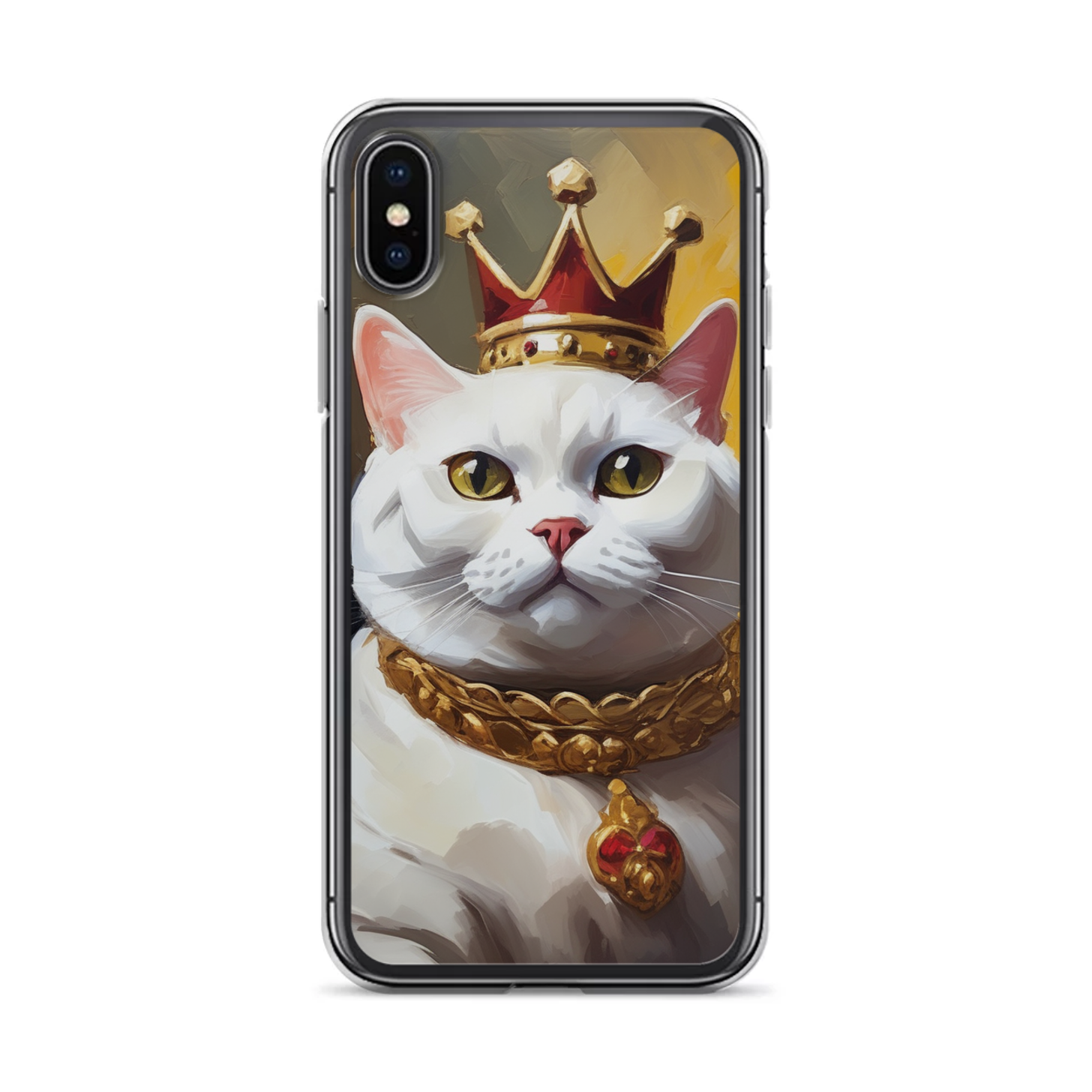 PugMug Custom White British Shorthair Cat iPhone Case