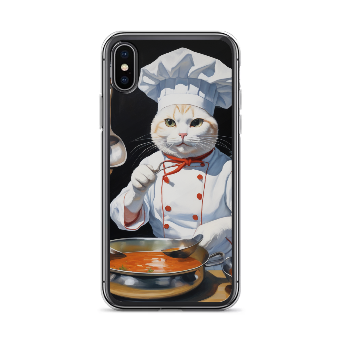 PugMug Custom White Companion Cat iPhone Case