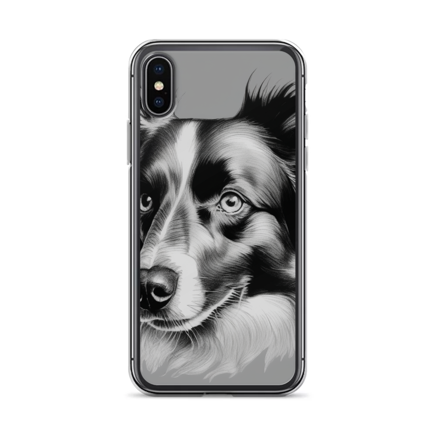 PugMug Custom Blue Merle Border Collie iPhone Case
