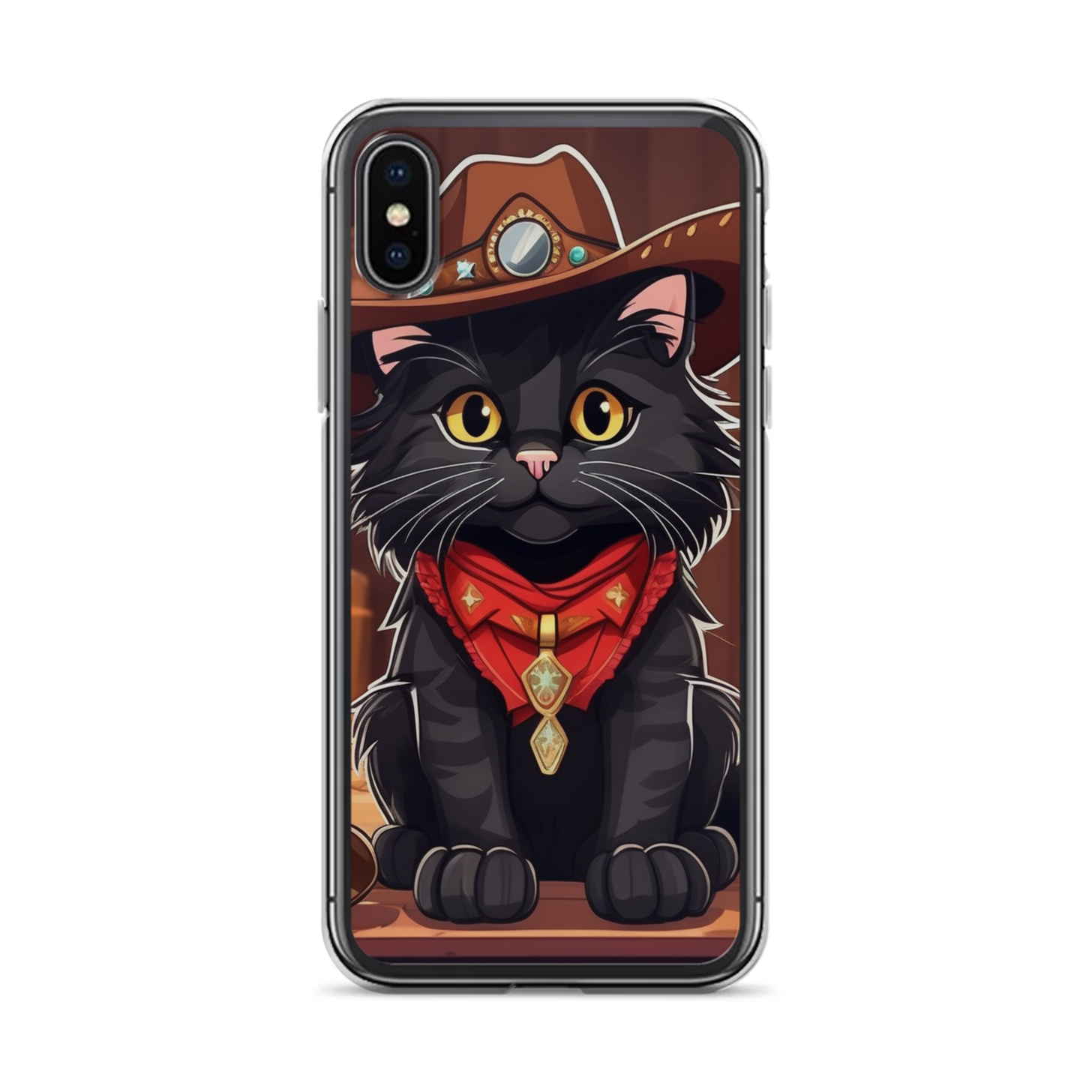 PugMug Custom Black Maine Coon Cat iPhone Case