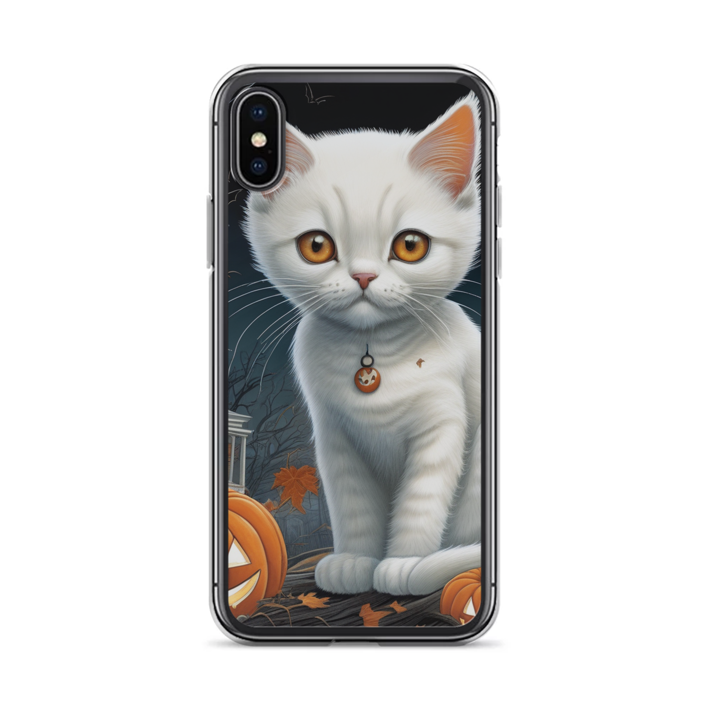 PugMug Custom White Exotic Cat iPhone Case