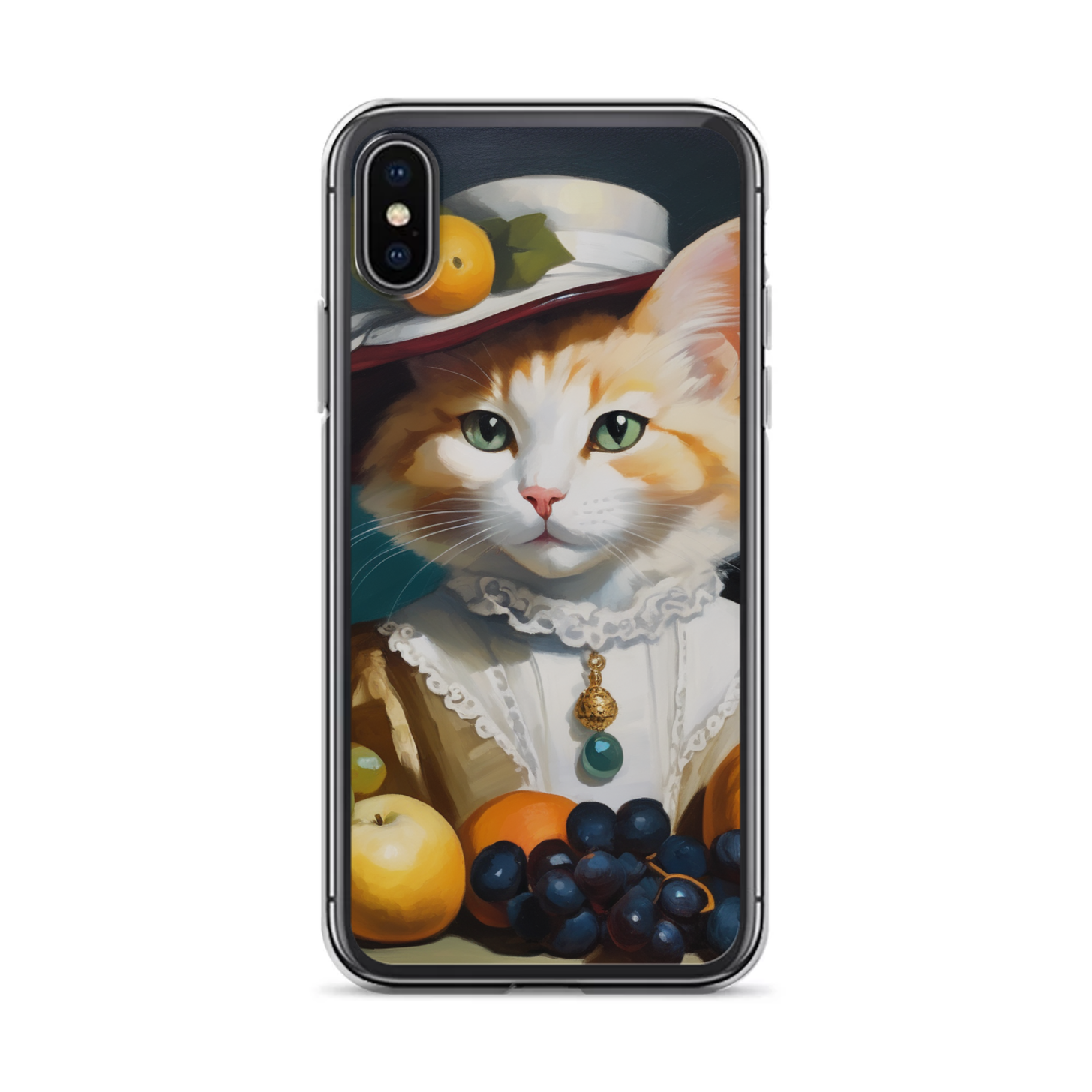 PugMug Custom White Companion Cat iPhone Case