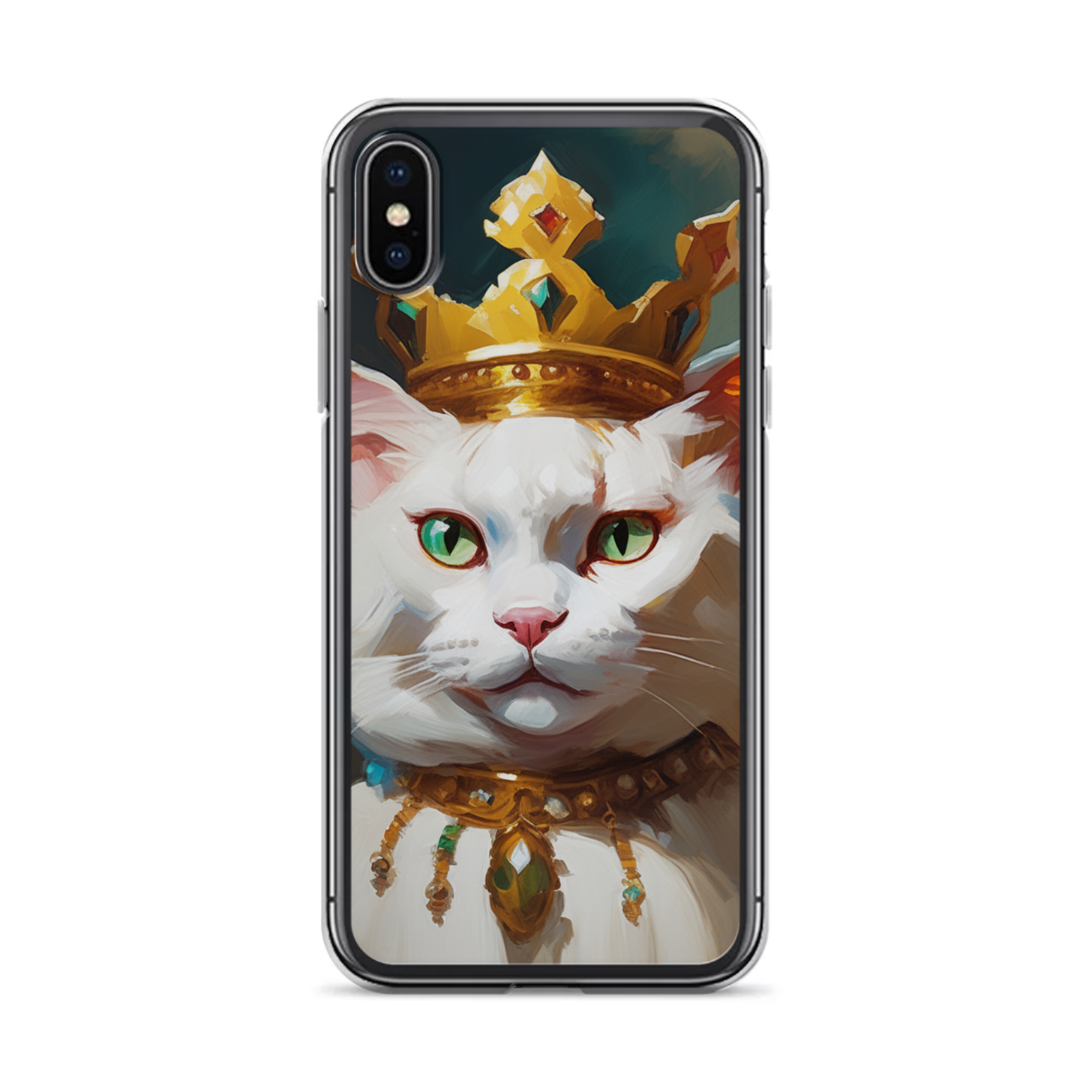 PugMug Custom White Exotic Cat iPhone Case