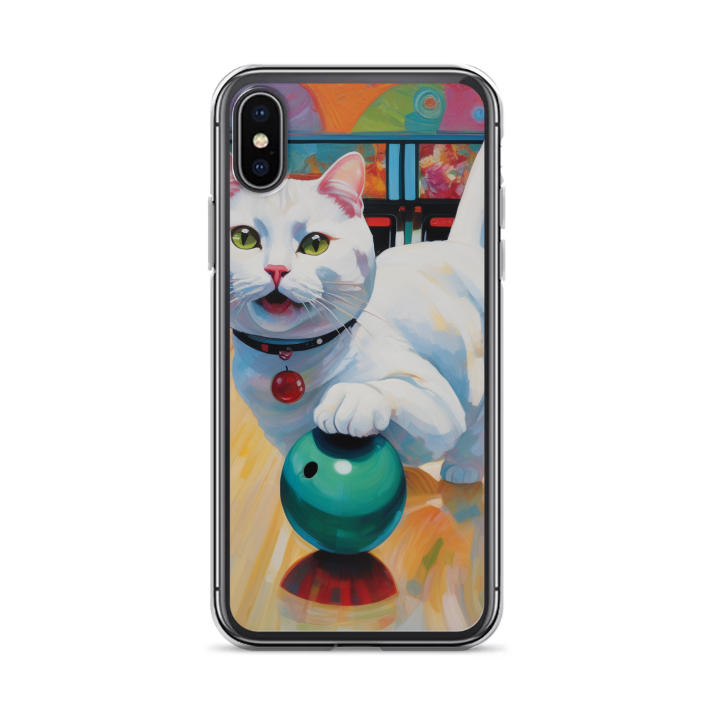 PugMug Custom White Exotic Cat iPhone Case