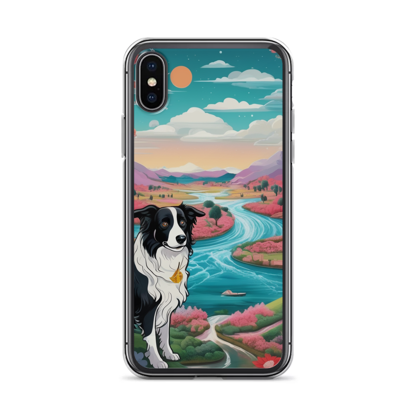 PugMug Custom Border Collie iPhone Case