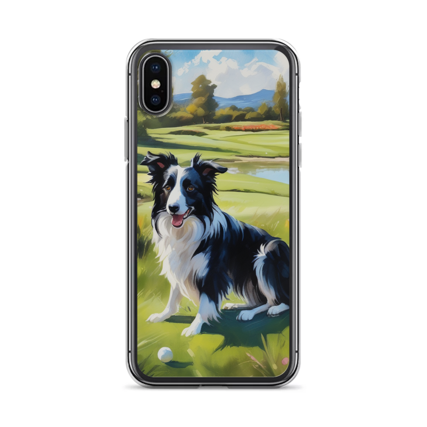 PugMug Custom Border Collie iPhone Case