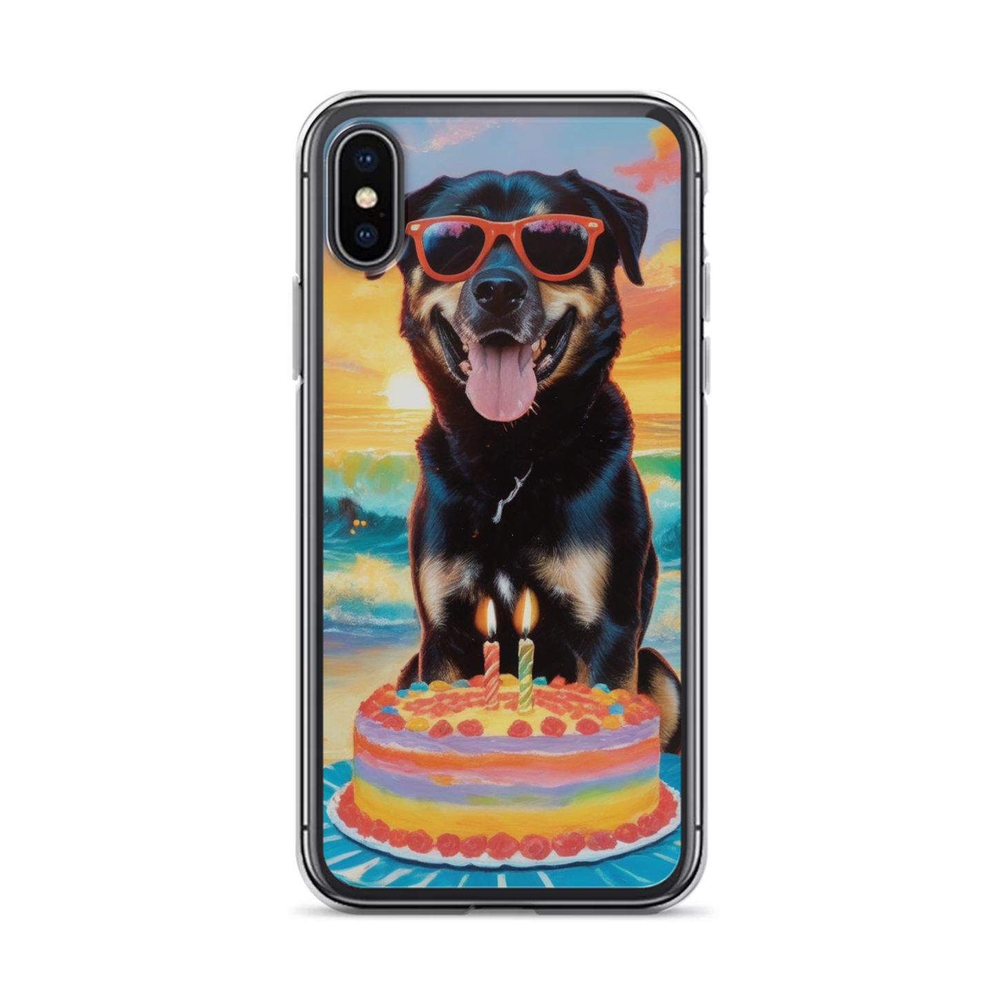 PugMug Custom Blue iPhone Case