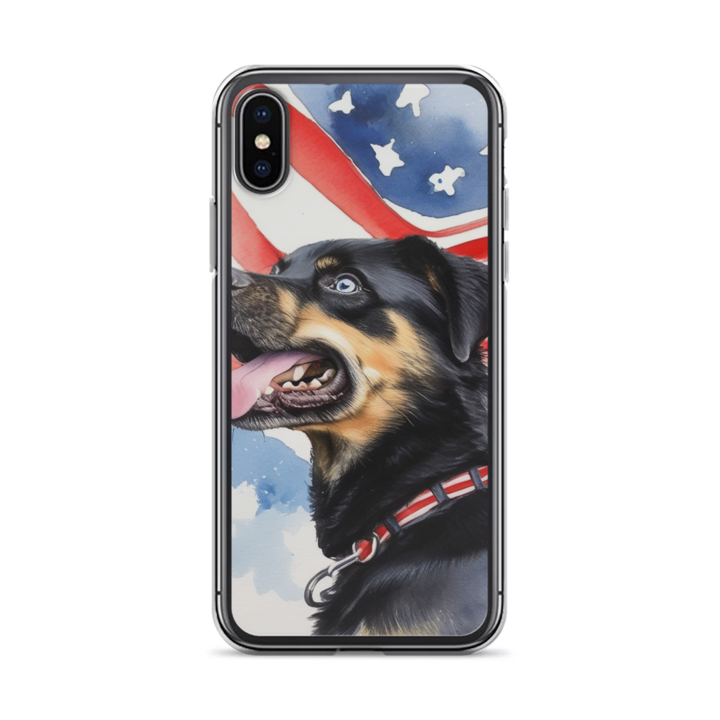 PugMug Custom Blue iPhone Case