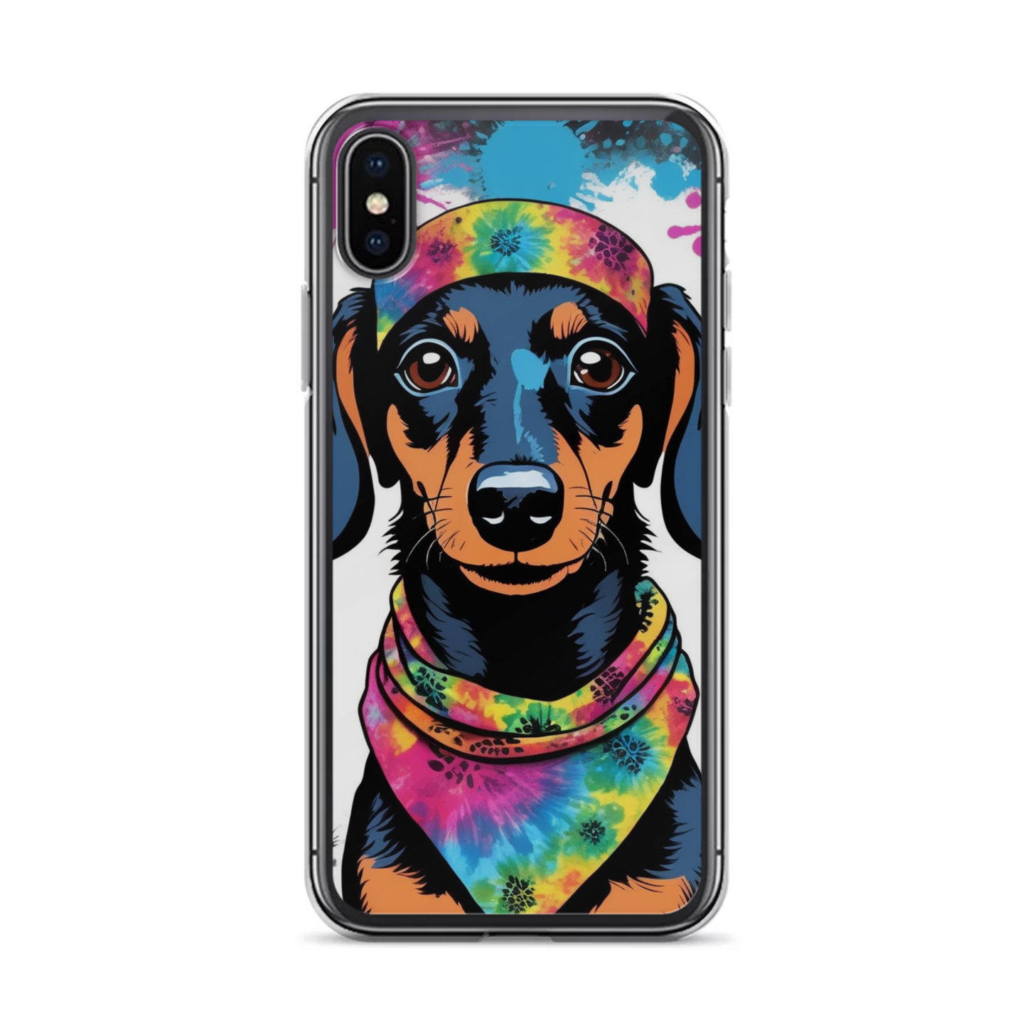 PugMug Custom Black Dachshund iPhone Case