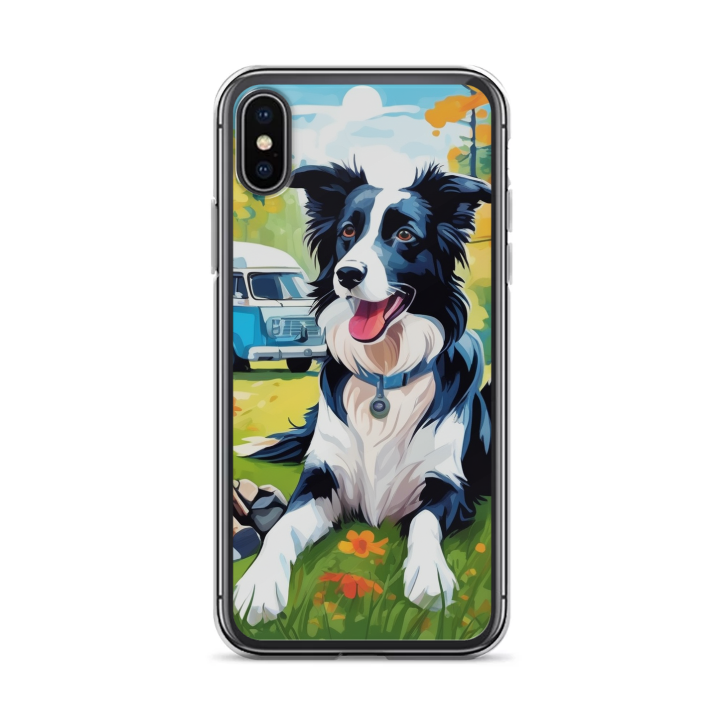 PugMug Custom Border Collie iPhone Case
