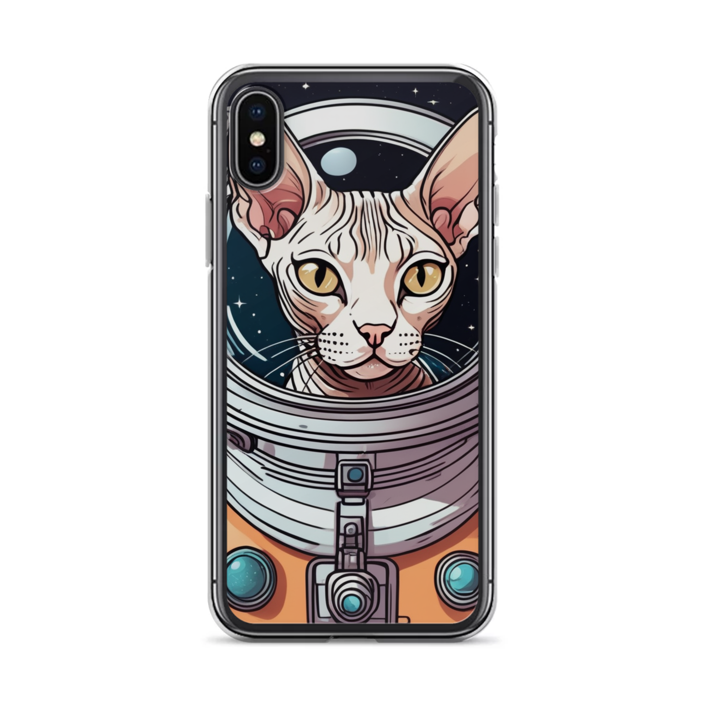 PugMug Custom Tabby Sphynx Cat iPhone Case