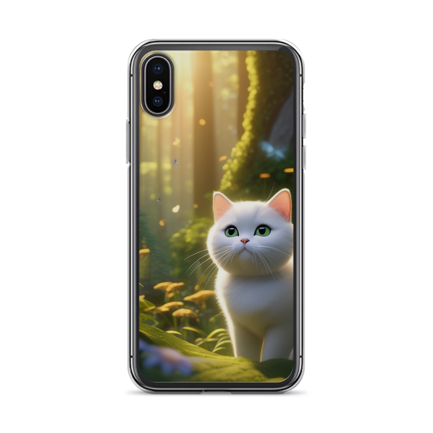 PugMug Custom White British Shorthair Cat iPhone Case