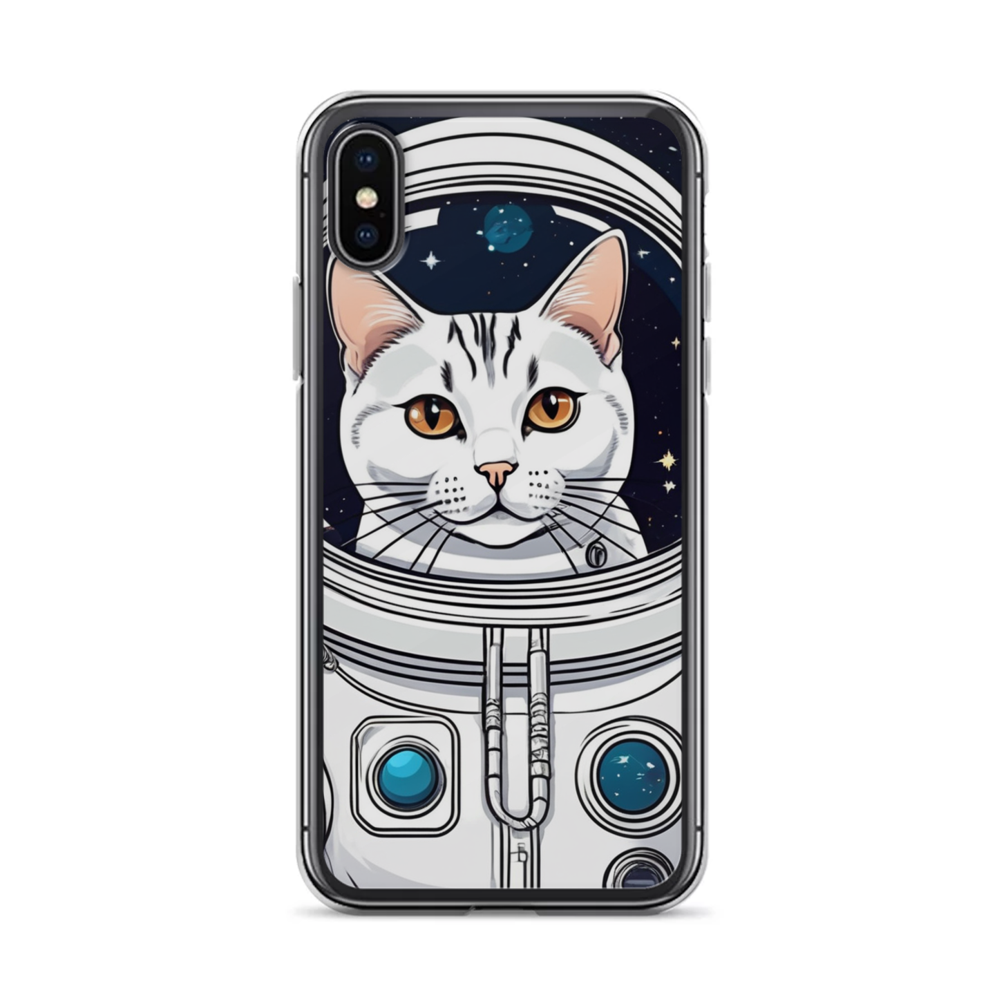PugMug Custom White American Shorthair Cat iPhone Case