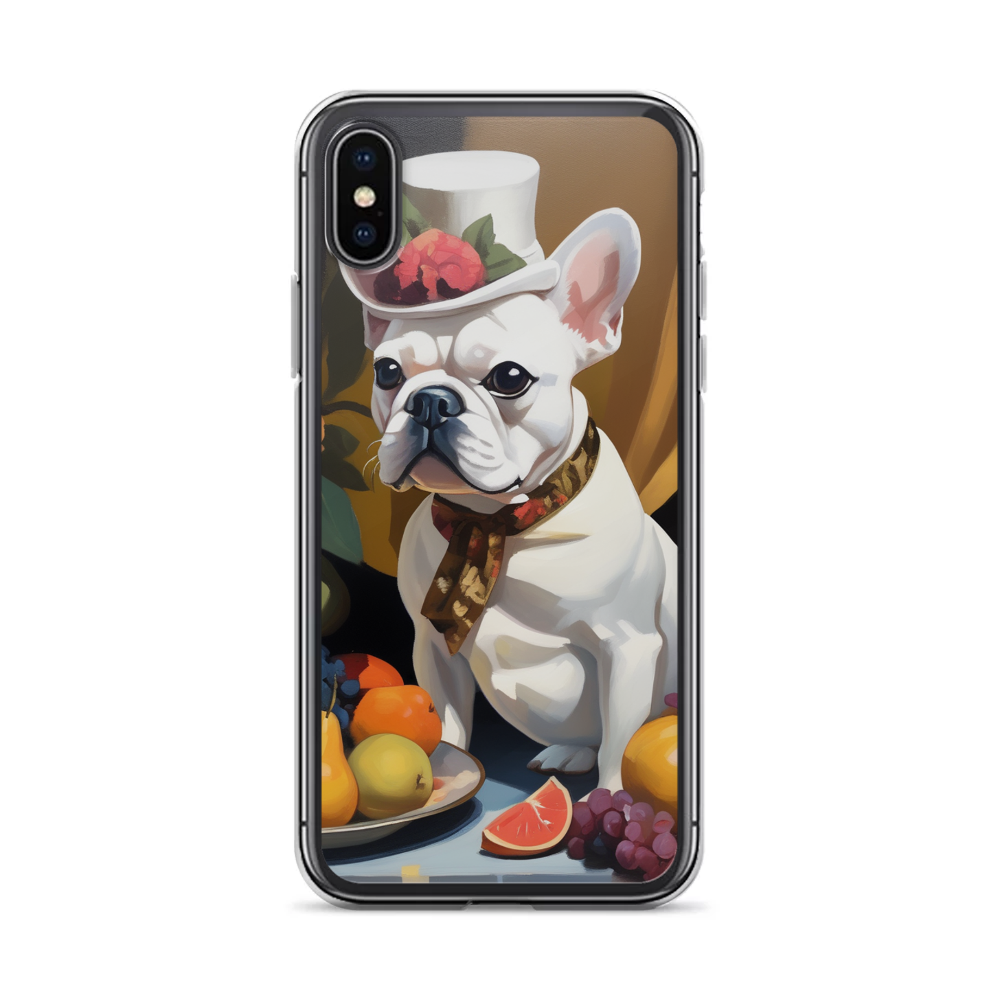 PugMug Custom White French Bulldog iPhone Case
